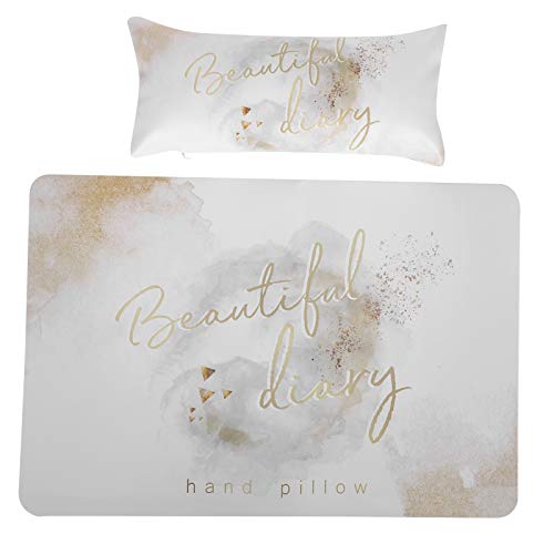 Washable Nail Art Hand Rest Pillow with Cushion Pad - Soft Manicure Arm Support for Home & Salon Use - Perfect for Gel Polish, Acrylic Nails & Nail Art Design