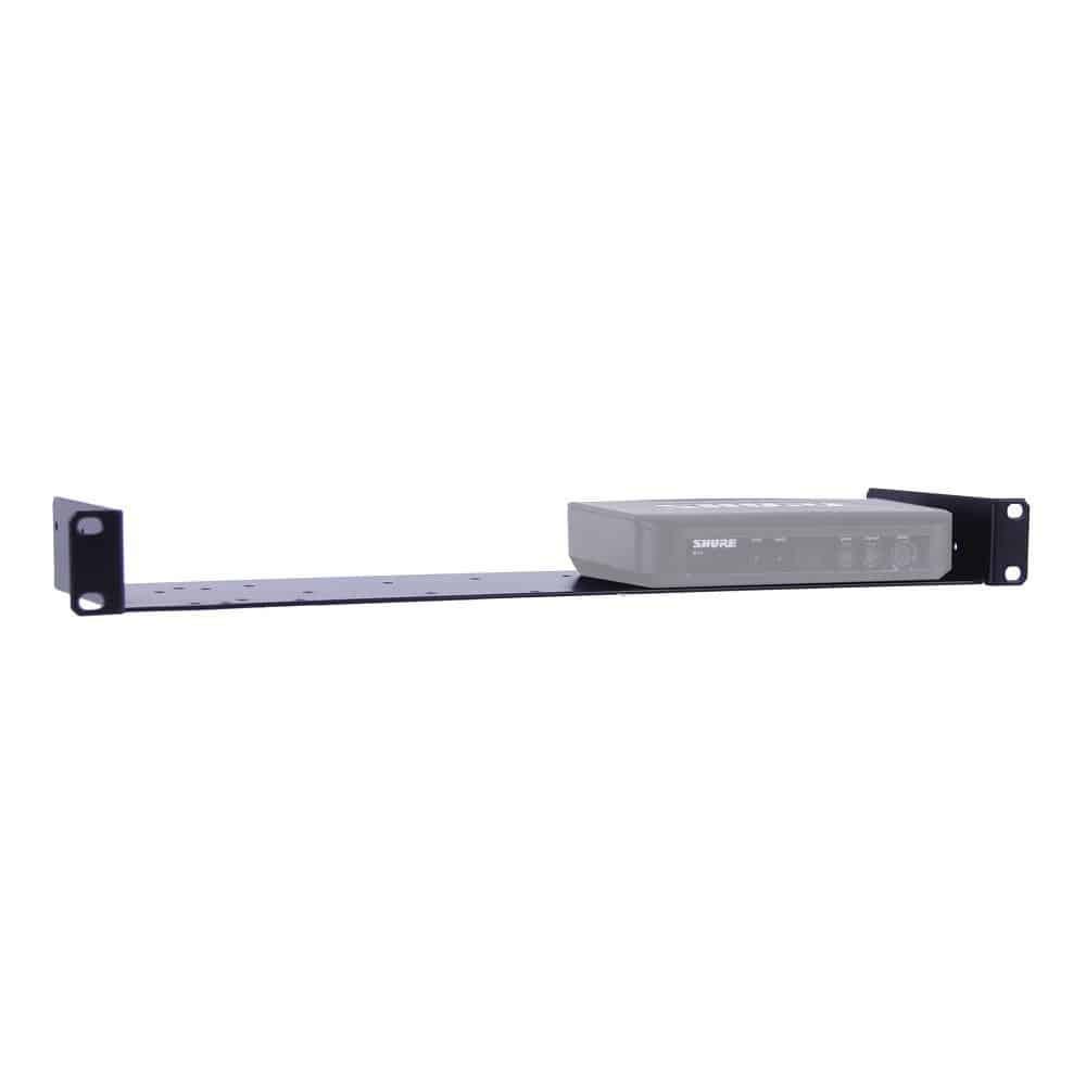 Shure URT2 Rack Tray for GLXD BLX PG Wireless Receiver Systems - Professional Audio Equipment for Live Performances & Studio Recording