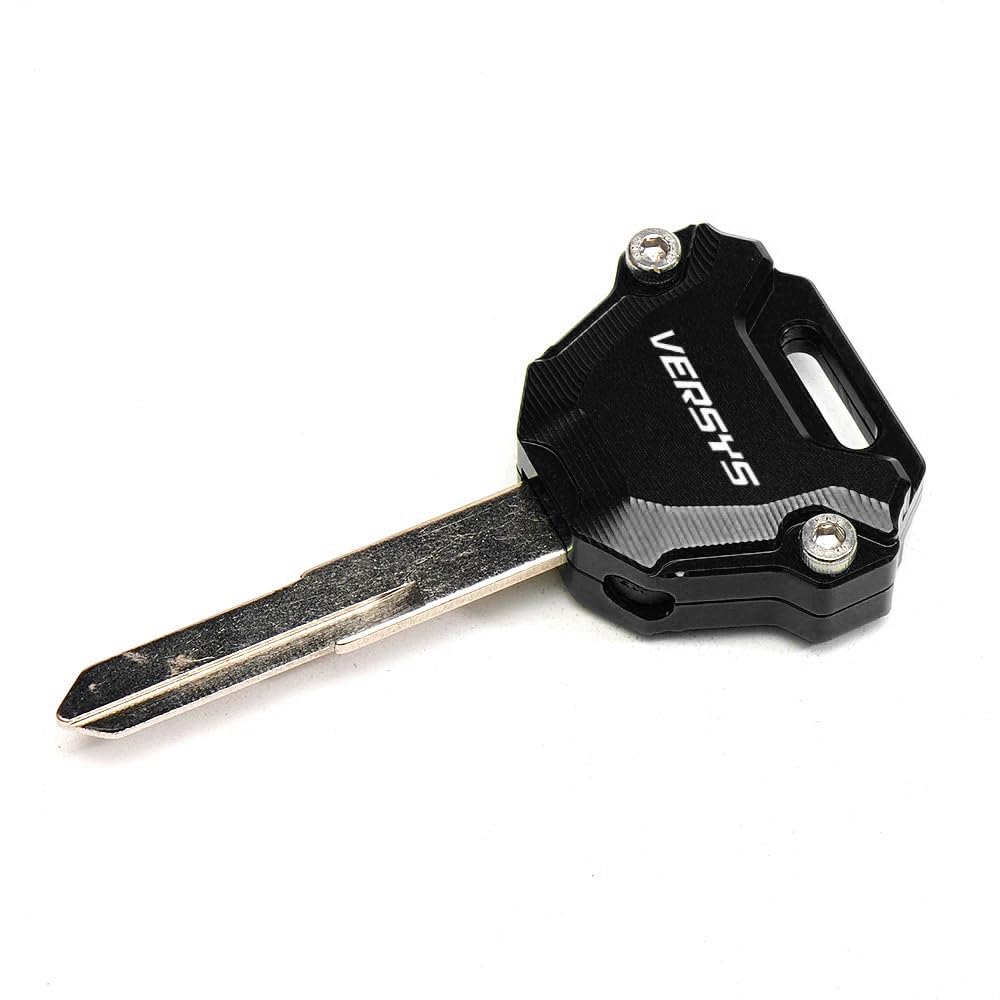 MOWOK Motorcycle Key Cover Case Shell & Keyring Keychain for Kawasaki Versys 650 1000 (2012-2021) - Durable Bike Key Accessories for Protection & Style - Perfect for Daily Commuting and Adventure Riding