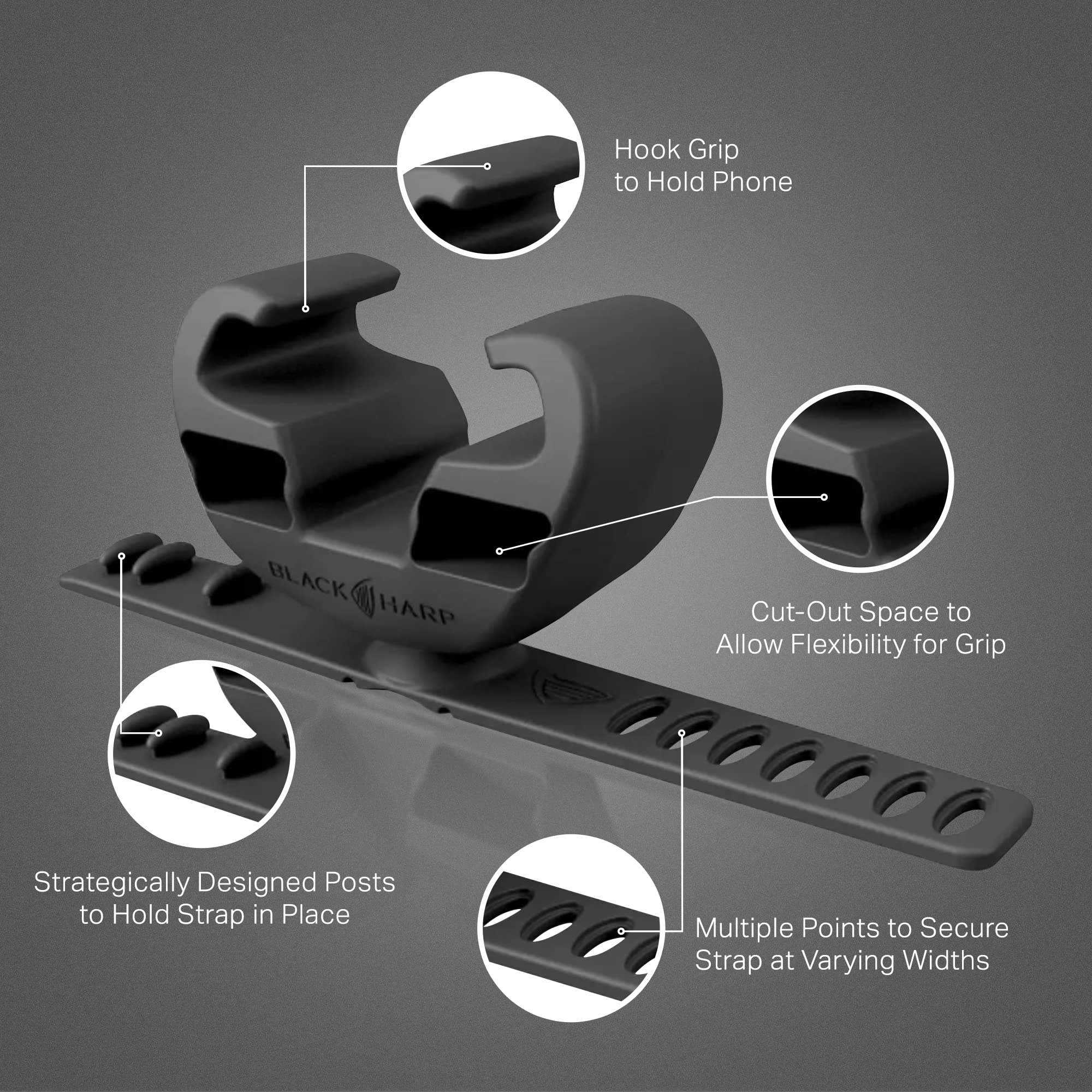 **Silicone Bike Phone Holder - Universal Cell Phone Mount for Peloton, Stationary & Spin Bikes - Secure & Adjustable Exercise Bike Accessories - Perfect for Indoor Cycling, Workouts & Fitness Tracking**
