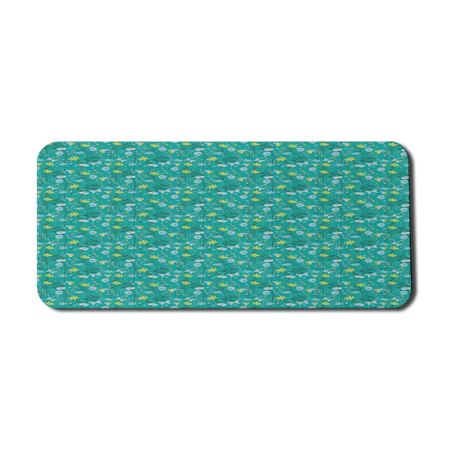 Ambesonne Floral Computer Mouse Pad - Large 35