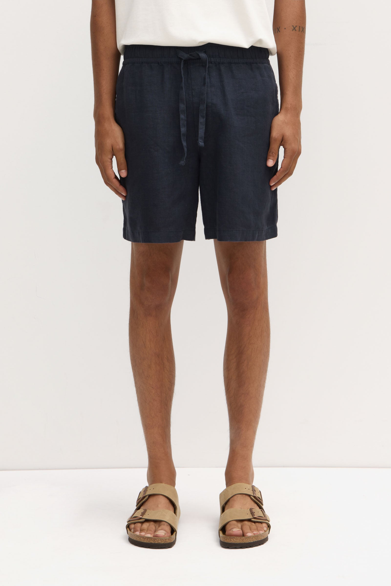 Tide Linen Shorts for Men - Breathable Summer Casual Shorts with Pockets | Perfect for Beach, Vacation & Outdoor Activities