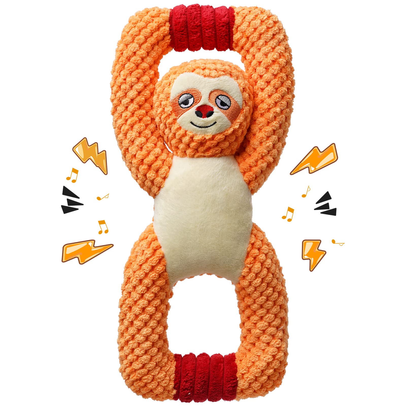 Durable Squeaky Dog Toys for Small, Medium & Large Dogs - Interactive Plush Puppy Toys with Crinkle Paper, Perfect for Training Rewards & Daily Playtime | Fun Chewing & Fetch Games for Pets