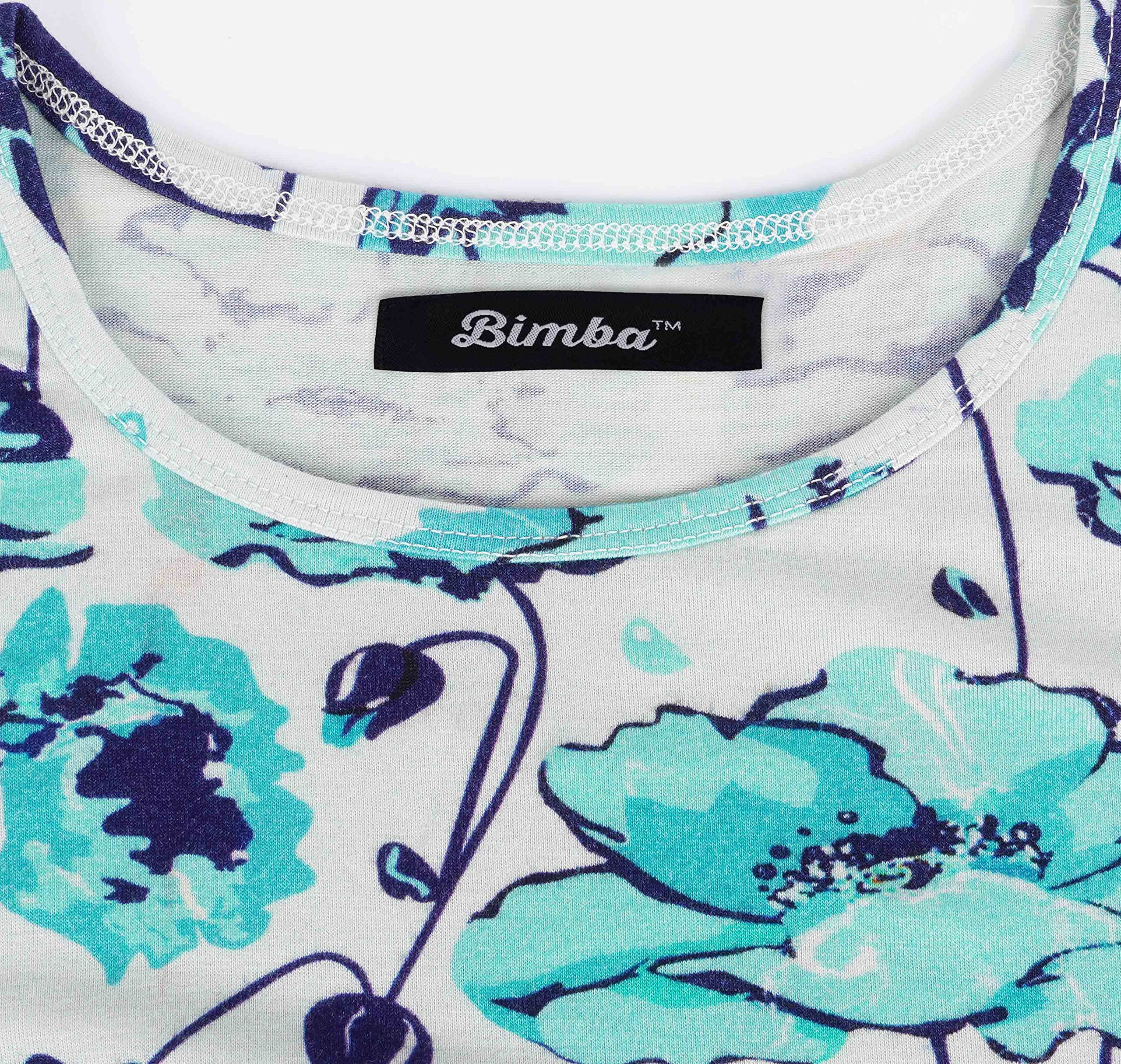 Bimba Women's Printed Long Bodycon Dress with Pockets - Full Sleeve Midi Dress for Party, Date Night & Office Wear