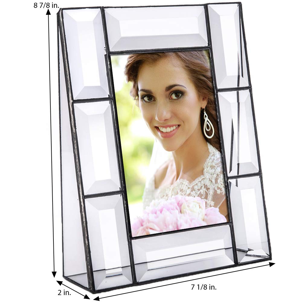4x6 Clear Glass Picture Frame - Home & Office Décor for Photos