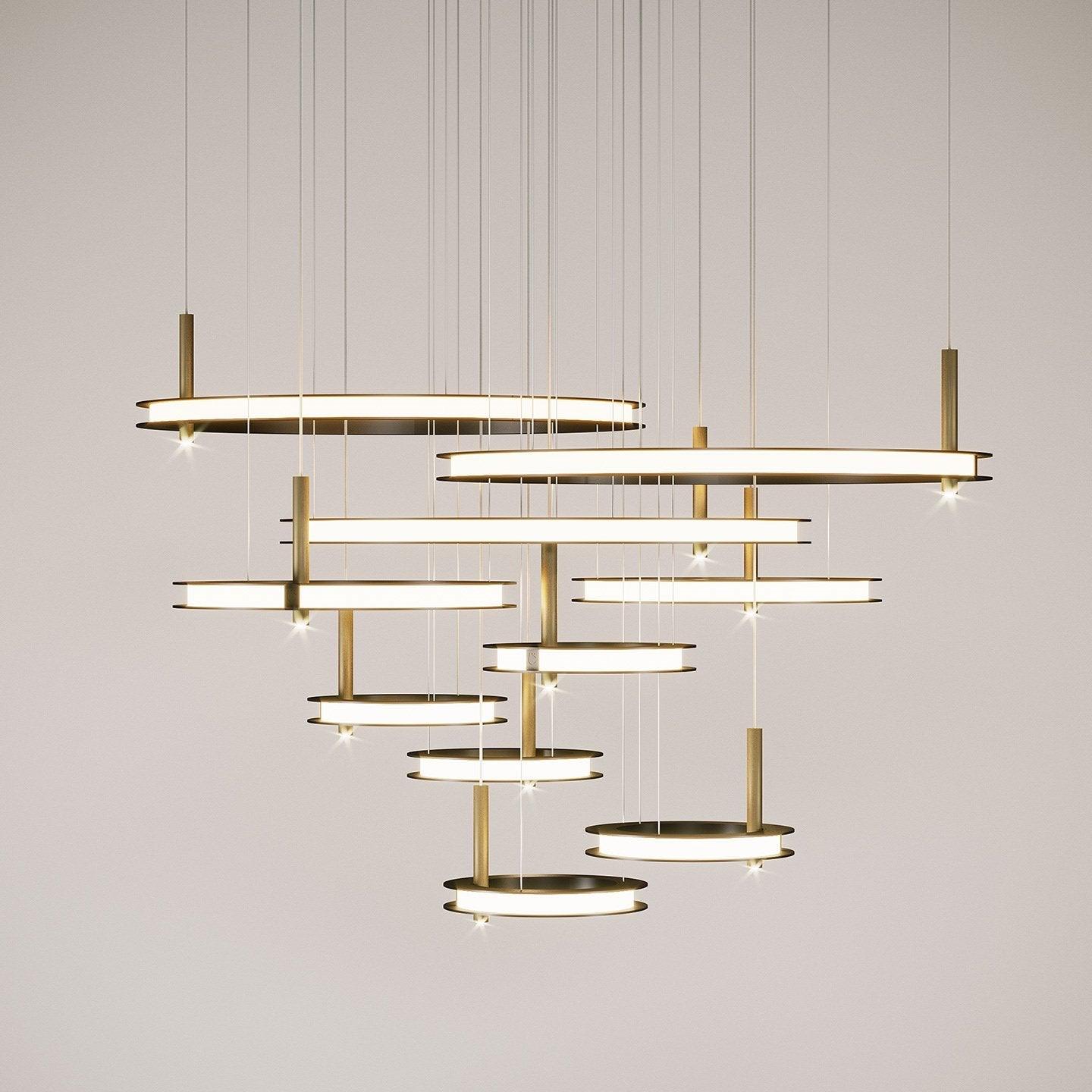Elegant Crystal Chandelier Lighting Fixture - Modern Ceiling Light for Dining Room, Bedroom & Living Room - Perfect for Home Decor and Special Occasions