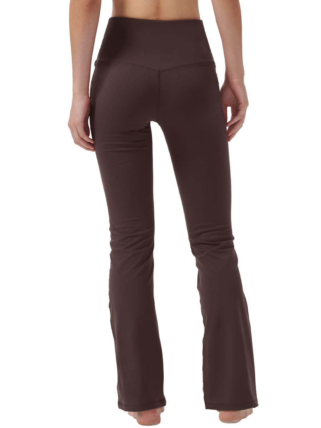 Women's High Waist Bootcut Yoga Pants with Hidden Pockets - Tummy Control Workout & Dress Pants for Office, Gym & Casual Wear