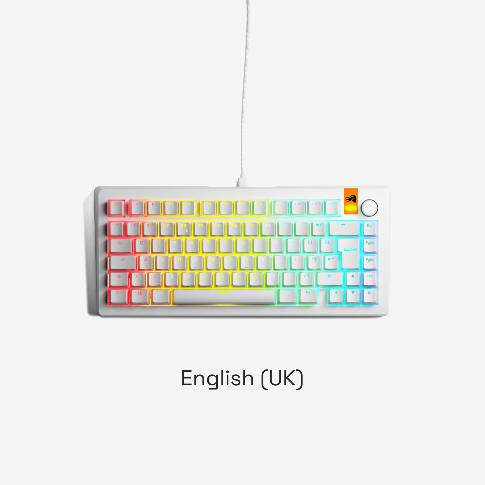 GMMK 3 HE Prebuilt Mechanical Gaming Keyboard - Hot-Swappable RGB Backlit Wired Keyboard for PC, Mac, PS5 - Perfect for Esports, Typing & Office Work