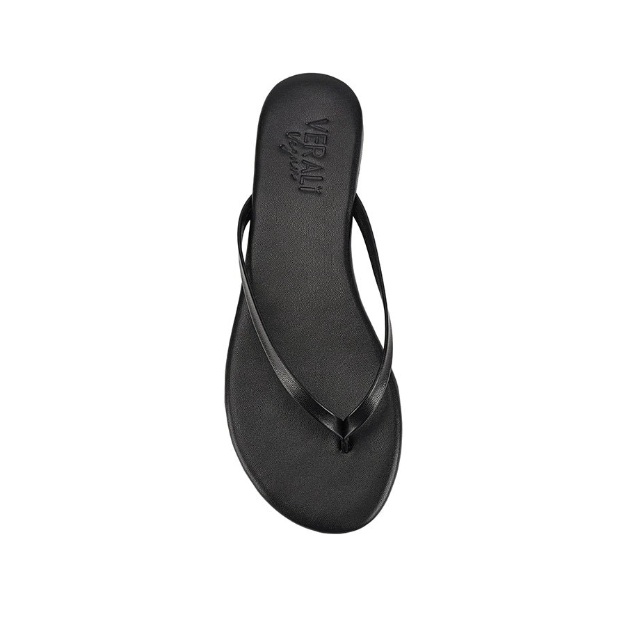 Tori Thongs for Women - Comfortable Black Flip Flops for Beach, Pool & Summer Outfits
