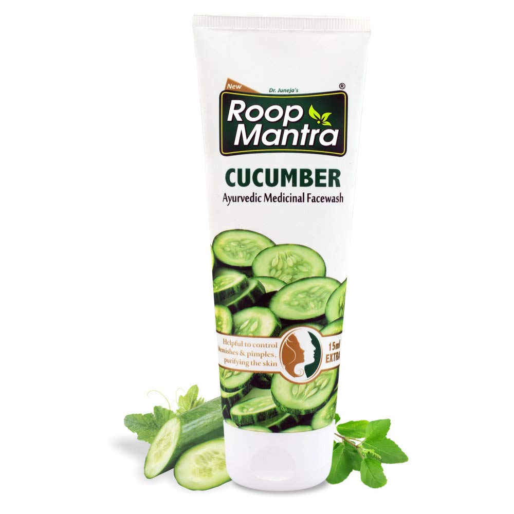 Organic Cucumber Face Wash 115ml - Herbal Cleanser for All Skin Types | Gentle & Refreshing | Pack of 1 | Perfect for Daily Skincare Routine & Acne-Prone Skin