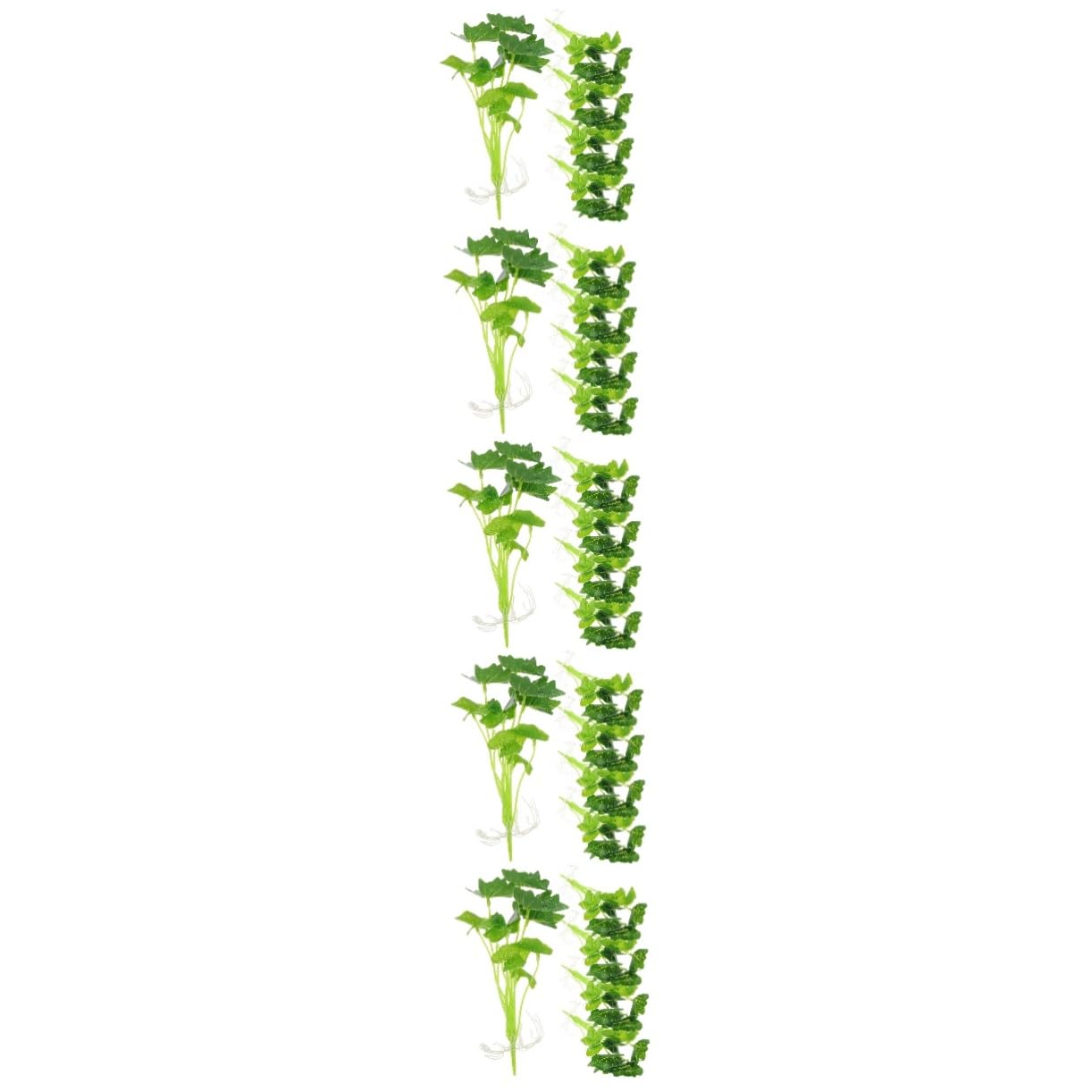 25PCS Artificial Aquarium Plants - Realistic Resin Water Grass Decor for Fish Tank, Mini Plastic Green Plants for Freshwater Aquarium Landscaping | Perfect for Home, Office & Pet Fish Tank Decoration