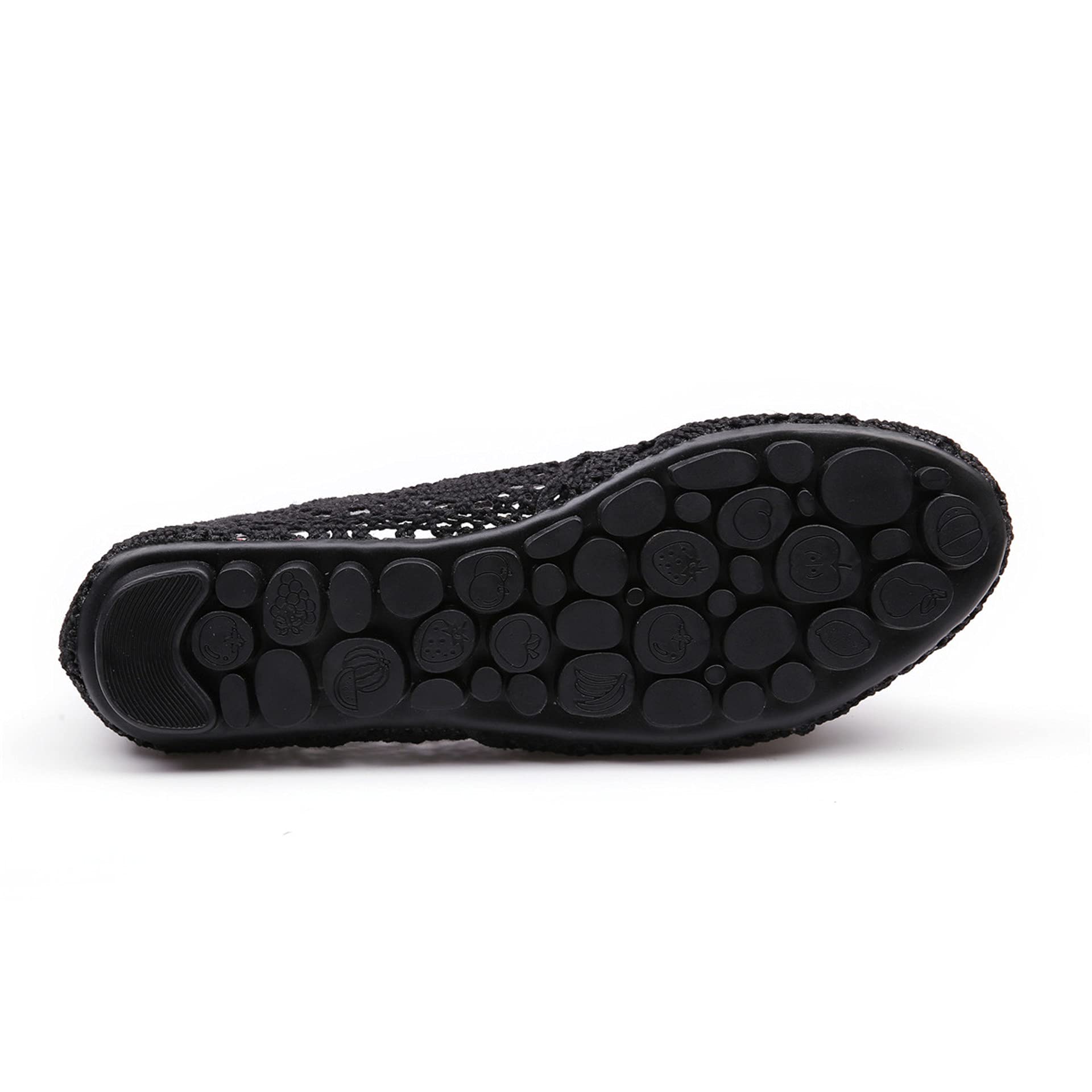 Women's Slip On Ballet Flats with Bow Knot - Soft Comfort Walking Shoes for Women - Casual Lace Flat Shoes for Work, Travel & Everyday Wear