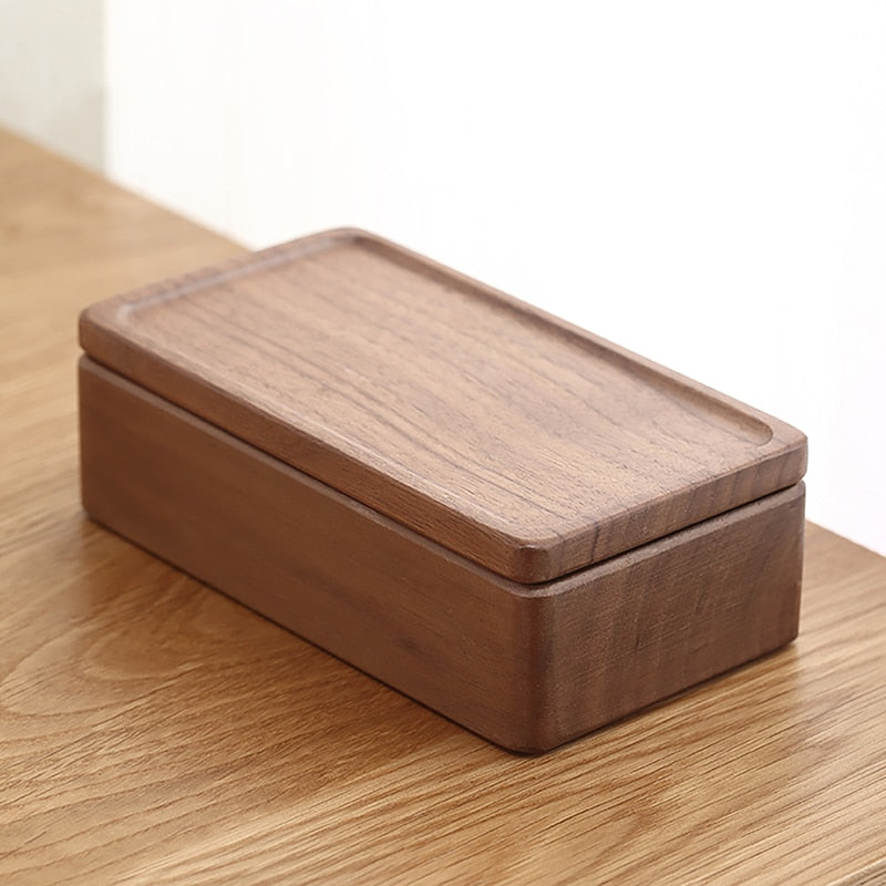 Luxury Magnetic Wooden Jewelry Box Organizer - Travel Jewelry Case for Necklace, Earrings & Rings - Perfect for Home Storage, Travel & Gifts