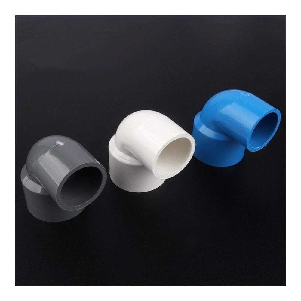 32mm to 20mm PVC Reducing Elbow Joints - 50pcs Gray Pipe Fittings for Aquarium, Fish Tank, Agricultural Irrigation & Garden Water Systems - Durable Plumbing Connectors for Home DIY and Farm Water Management