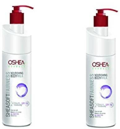 Oshea Herbals Sheasoft Nourishing Body Milk 500ml - Organic Shea Butter Moisturizer for Dry Skin - Perfect for Daily Hydration & After-Shower Care