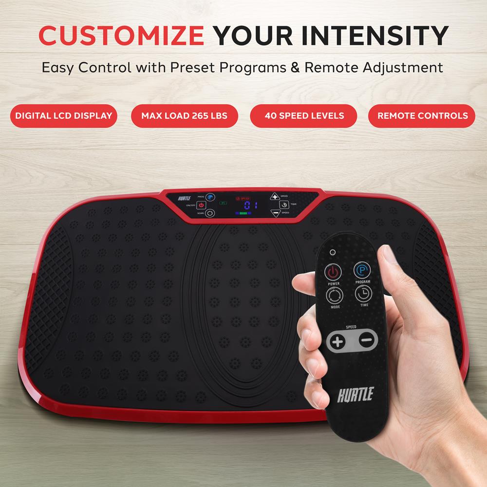 Core Fitness Vibration Plate Machine - Full Body Workout Trainer for Home Gym, Weight Loss & Muscle Toning - Perfect for Home Exercise, Physical Therapy & Recovery Training