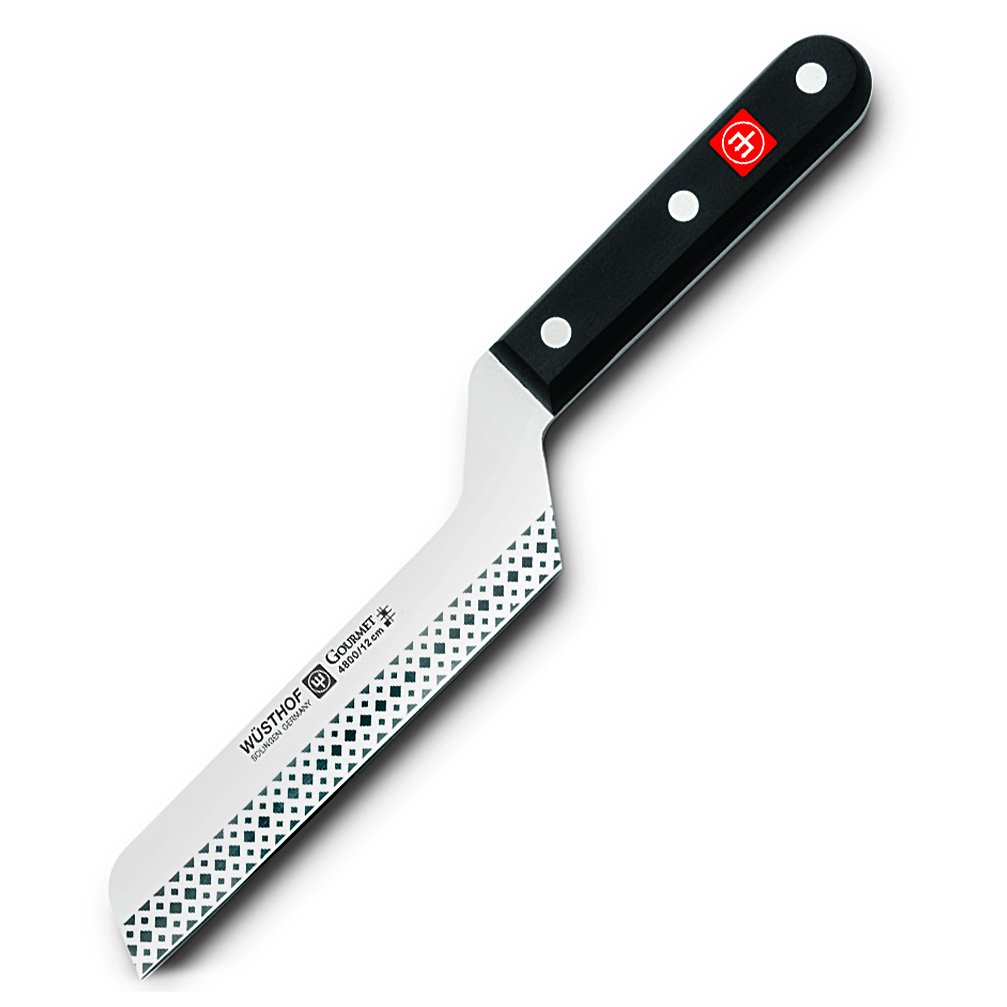 WÜSTHOF Gourmet 4.5 Inch Cheese Knife - High Carbon Stainless Steel Blade with Laser Etched Design for Precise Cutting - Perfect for Cheese Boards, Charcuterie Platters and Gourmet Entertaining