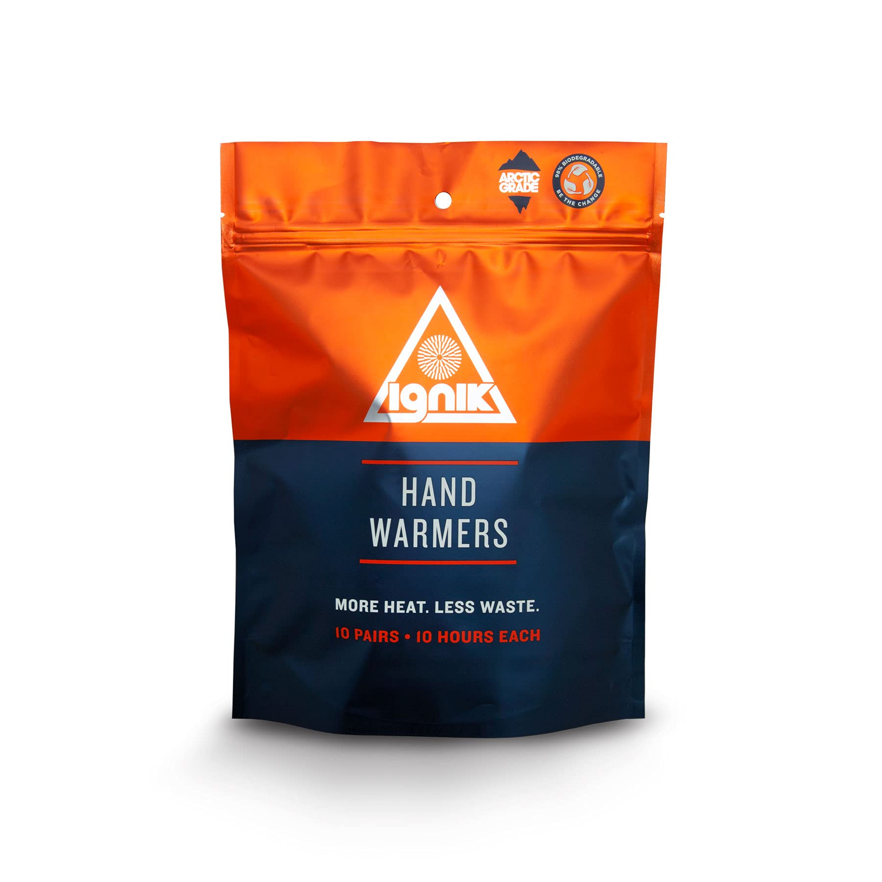 Ignik Reusable Hand Warmers - 10 Hours of Instant Heat, Lasts Up to 72 Hours | Perfect for Winter Sports, Camping & Outdoor Activities