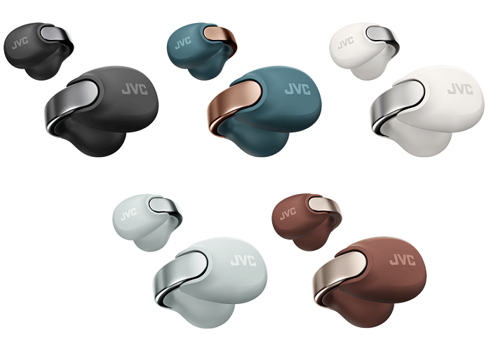 JVC Nearphones Wireless Open Earcuff Earbuds - Bluetooth Headphones with Comfortable Fit, 5 Color Options (Black/White/Blue/Pink/Purple) for Running, Working & Outdoor Activities