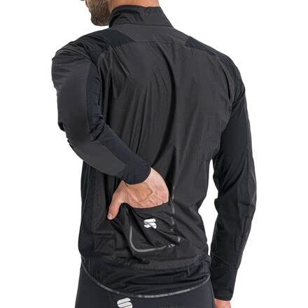 Sportful Men's Cycling Jacket - Lightweight Waterproof Windbreaker for Outdoor Biking & Running - Perfect for Commuting, Training & Cold Weather Rides