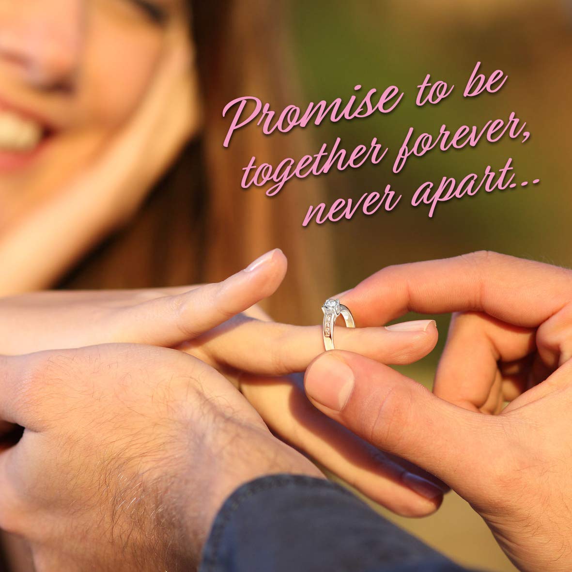Sterling Silver Promise & Engagement Rings for Women - Wedding Band Jewelry for Couples & Mothers