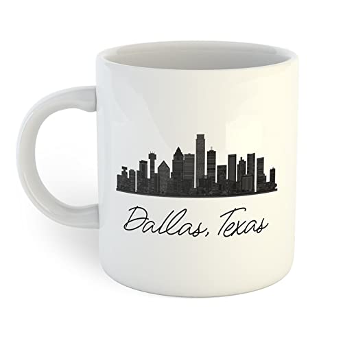 Texas Dallas Coffee Mug - Insulated Travel Mug for Hot & Cold Drinks - Perfect for Office, Commute, and Outdoor Adventures