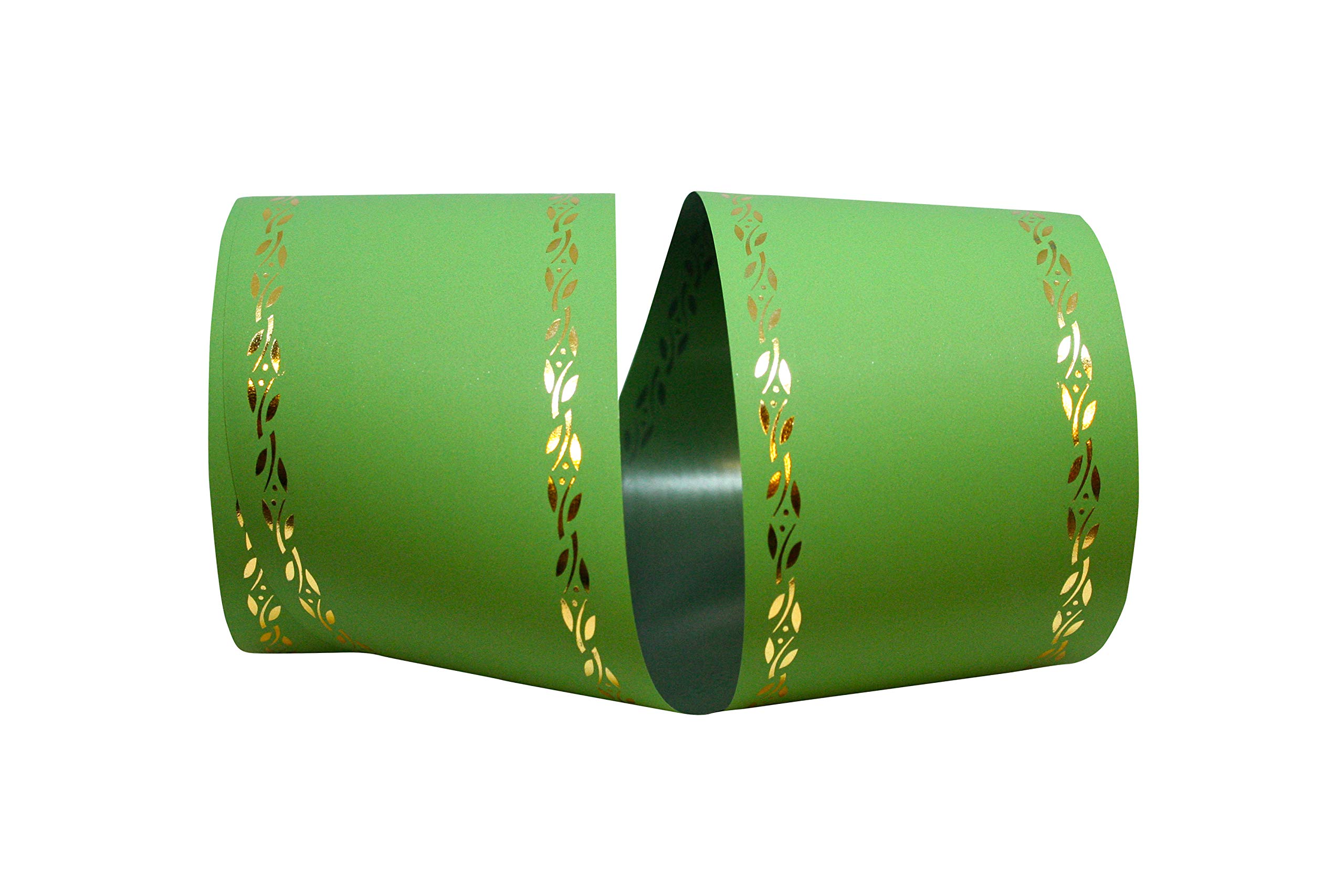 Reliant 3 Inch x 55 Yards Green Eternity Ribbon for Ceremony - Perfect for Wedding Decorations, Gift Wrapping & Craft Projects