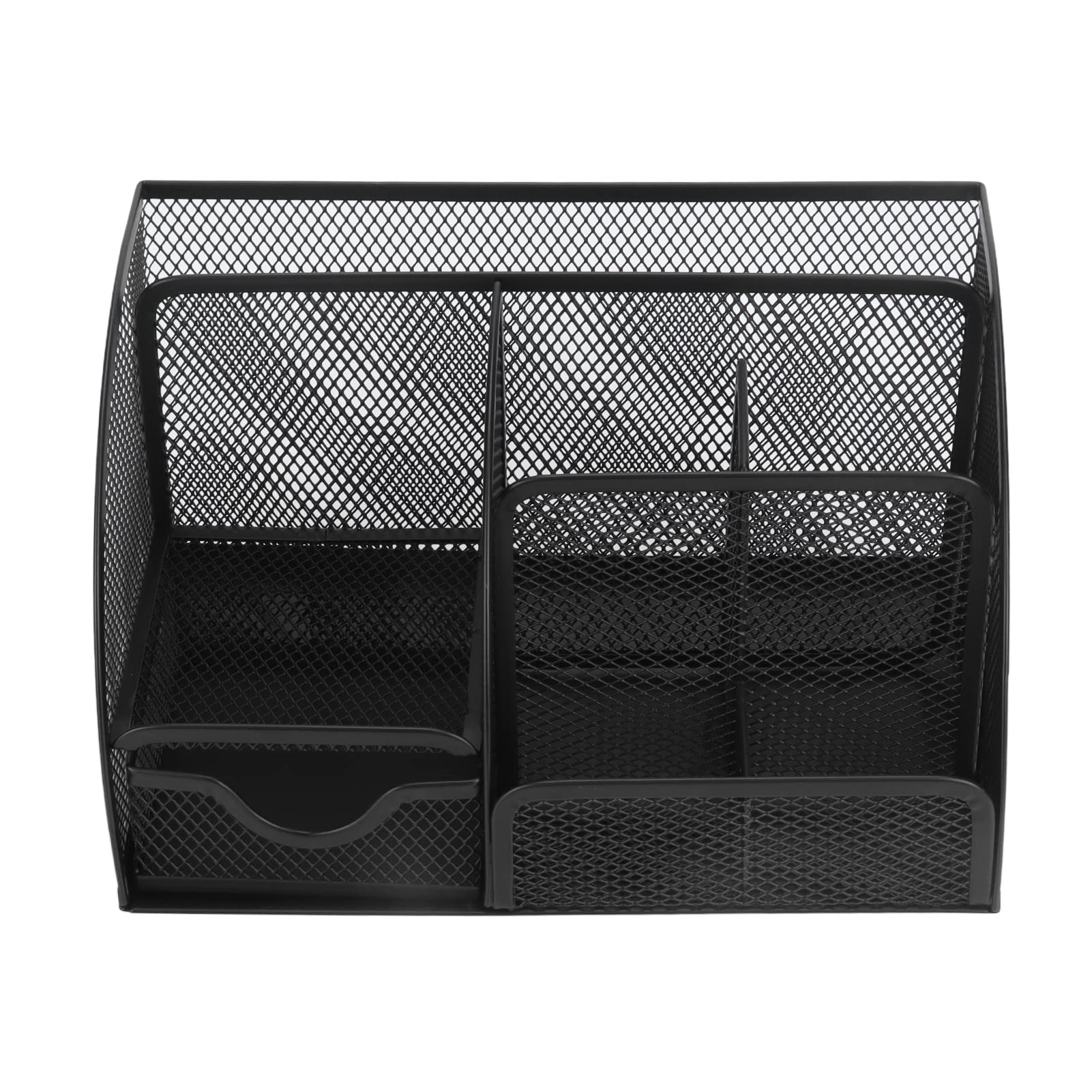 Zerodis 7-Compartment Mesh Pen Holder - Sturdy Desk Organizer for Home & Office, Perfect Gift for Kids & Friends - Ideal for School, Work & Study Spaces