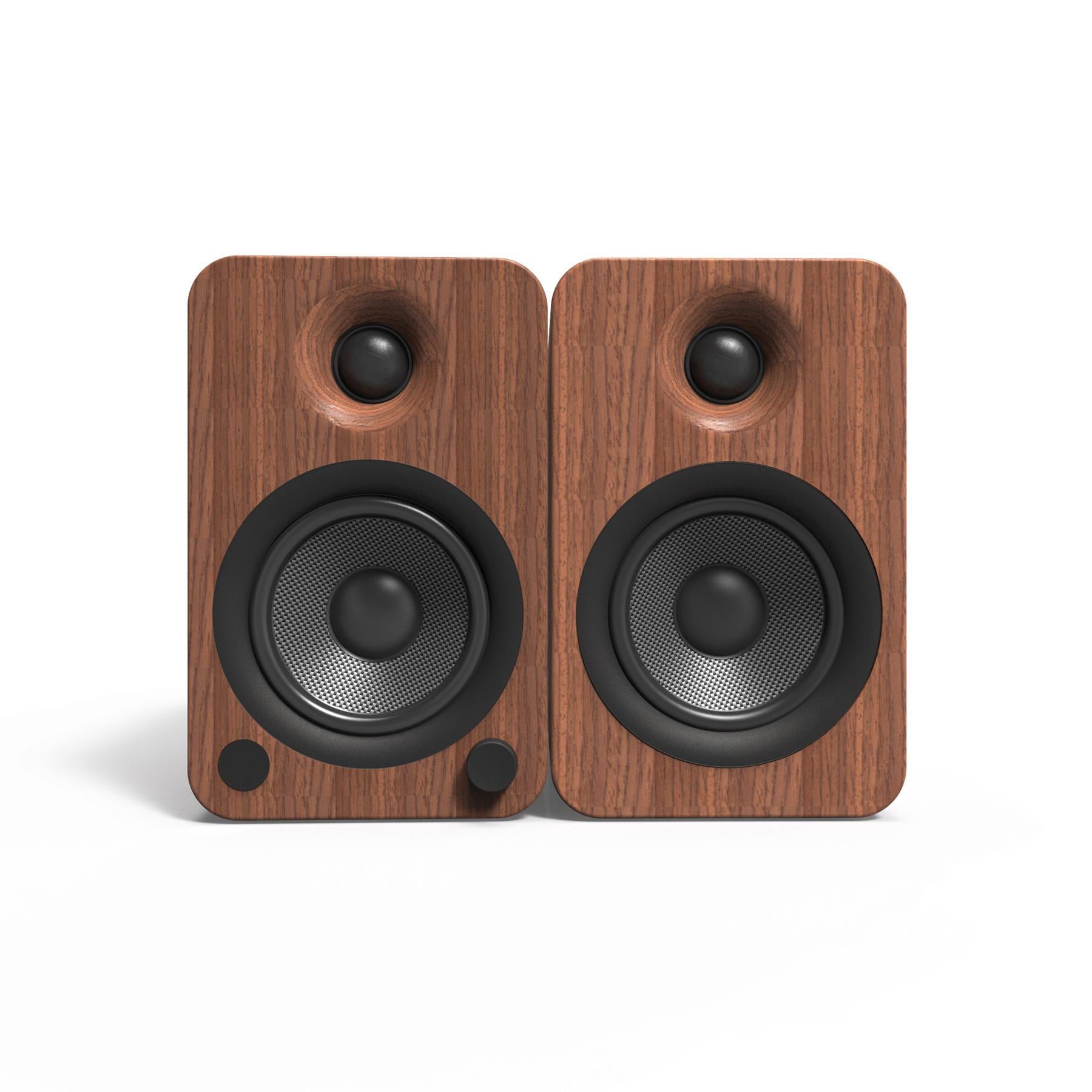 Kanto YU4 Premium Powered Desktop Speakers with Bluetooth 5.0, Phono Preamp - High-Fidelity Audio for Home Office, Gaming & Music Listening