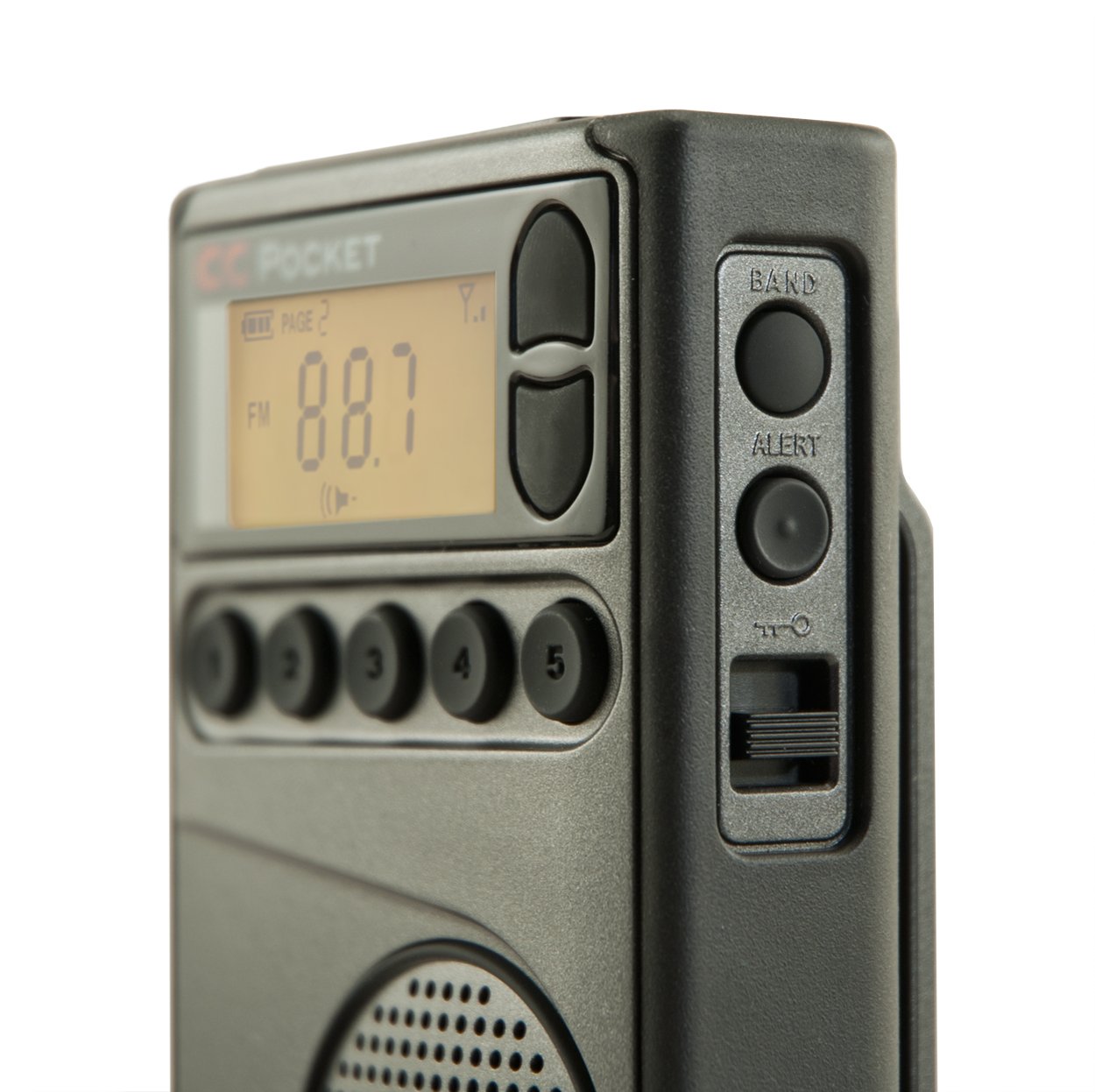 Portable AM FM NOAA Weather Radio with Digital Clock & Sleep Timer - Emergency Alert, Outdoor Camping, Travel & Home Use