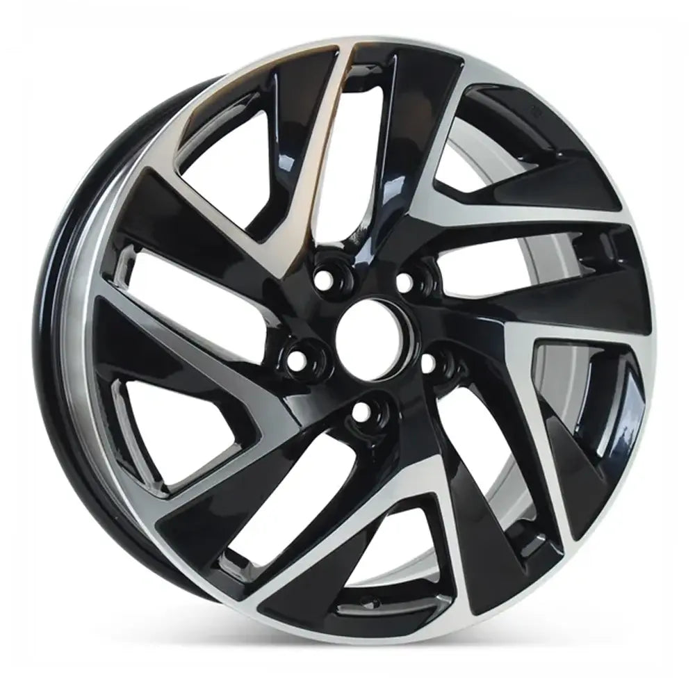 16 Inch Honda CRV Wheel Replacement - Machined Black Replica Rim 64069 42700T1WA71 - Perfect for Off-Roading, Winter Driving & Custom Upgrades