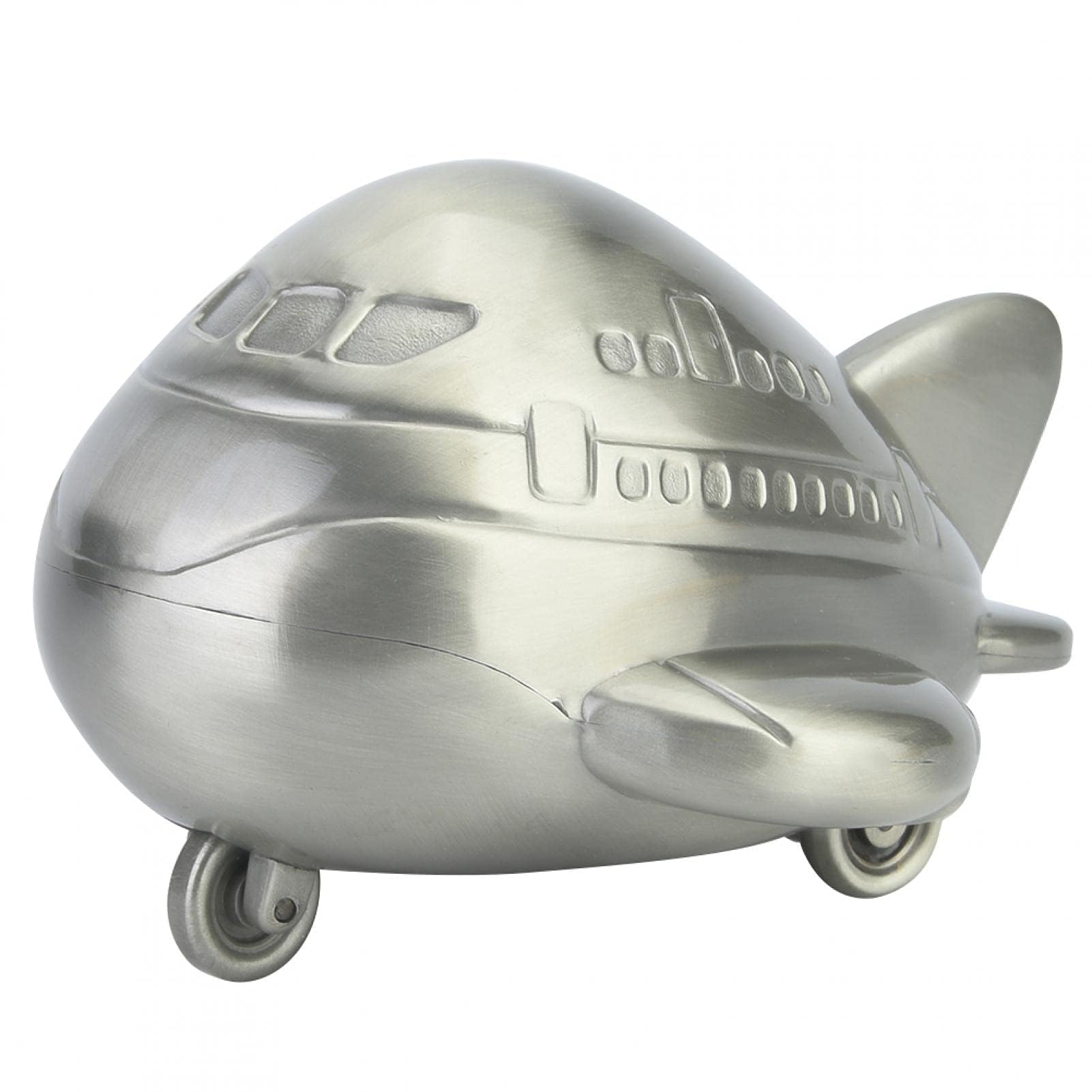 Airplane Piggy Bank - Zinc Alloy Kids Money Saving Box for Coins | Airplane-Shaped Coin Bank for Home Decor, Desktop Decoration & Gift | Perfect for Kids' Savings, Travel-Themed Rooms & Birthday Presents