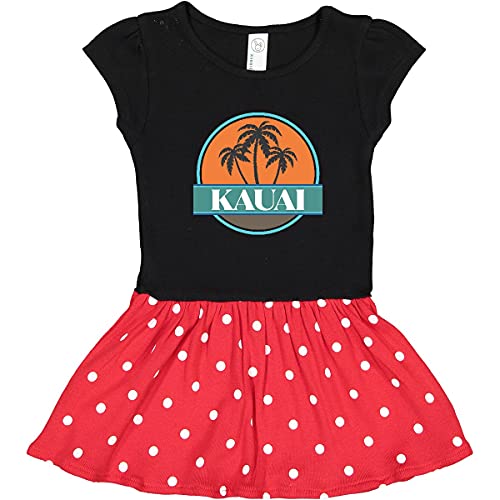Inktastic Kauai Hawaii Vacation Trip Toddler Dress - Cute Hawaiian Island Outfit for Girls, Beach Vacation, Family Trip, Tropical Theme Party