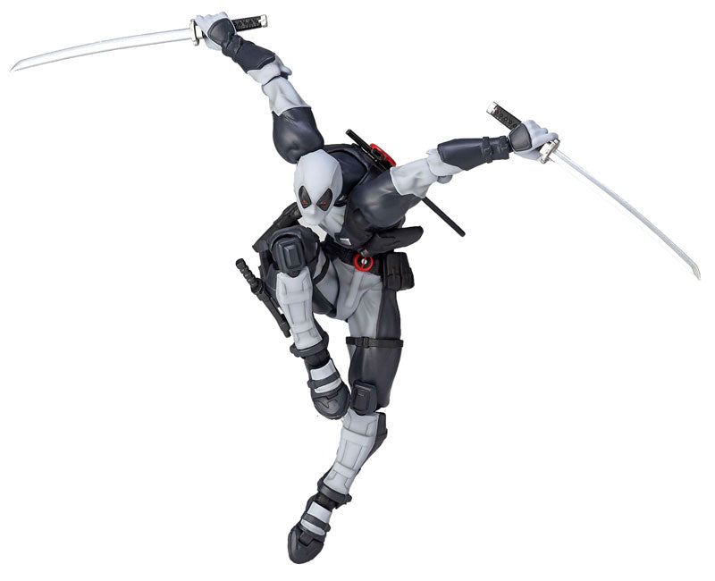 Amazing Yamaguchi Revoltech Deadpool X-Force Action Figure No. 001EX - Highly Articulated Collectible for Marvel Fans & Display
