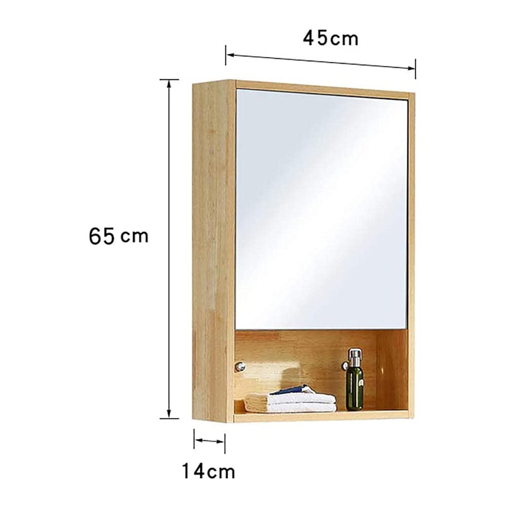 Large Vanity Mirror - Rectangular Wall Mounted Mirror for Bathroom, Bedroom & Dressing Room | Elegant Home Decor for Makeup, Outfit Checks & Interior Design