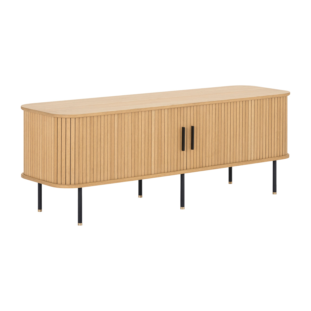 Ipanema Medium TV Stand - Modern Entertainment Center for Living Room, Bedroom & Home Theater - Sturdy & Stylish TV Unit with Storage Shelves