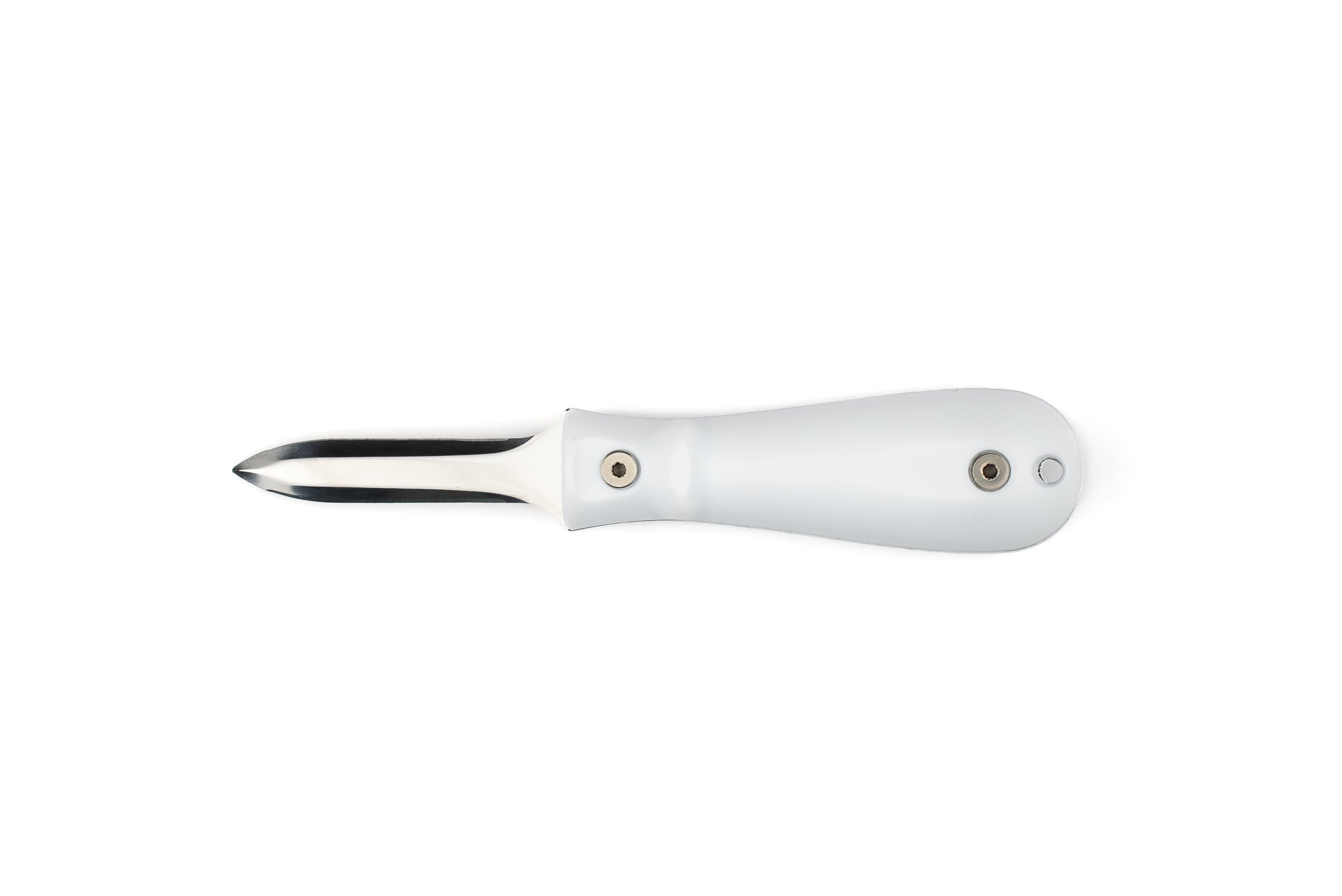Toadfish Pro Edition Oyster Knife - Premium Stainless Steel Shucking Tool with Non-Slip Grip (White) - Perfect for Seafood Lovers, Restaurants & Outdoor Cooking
