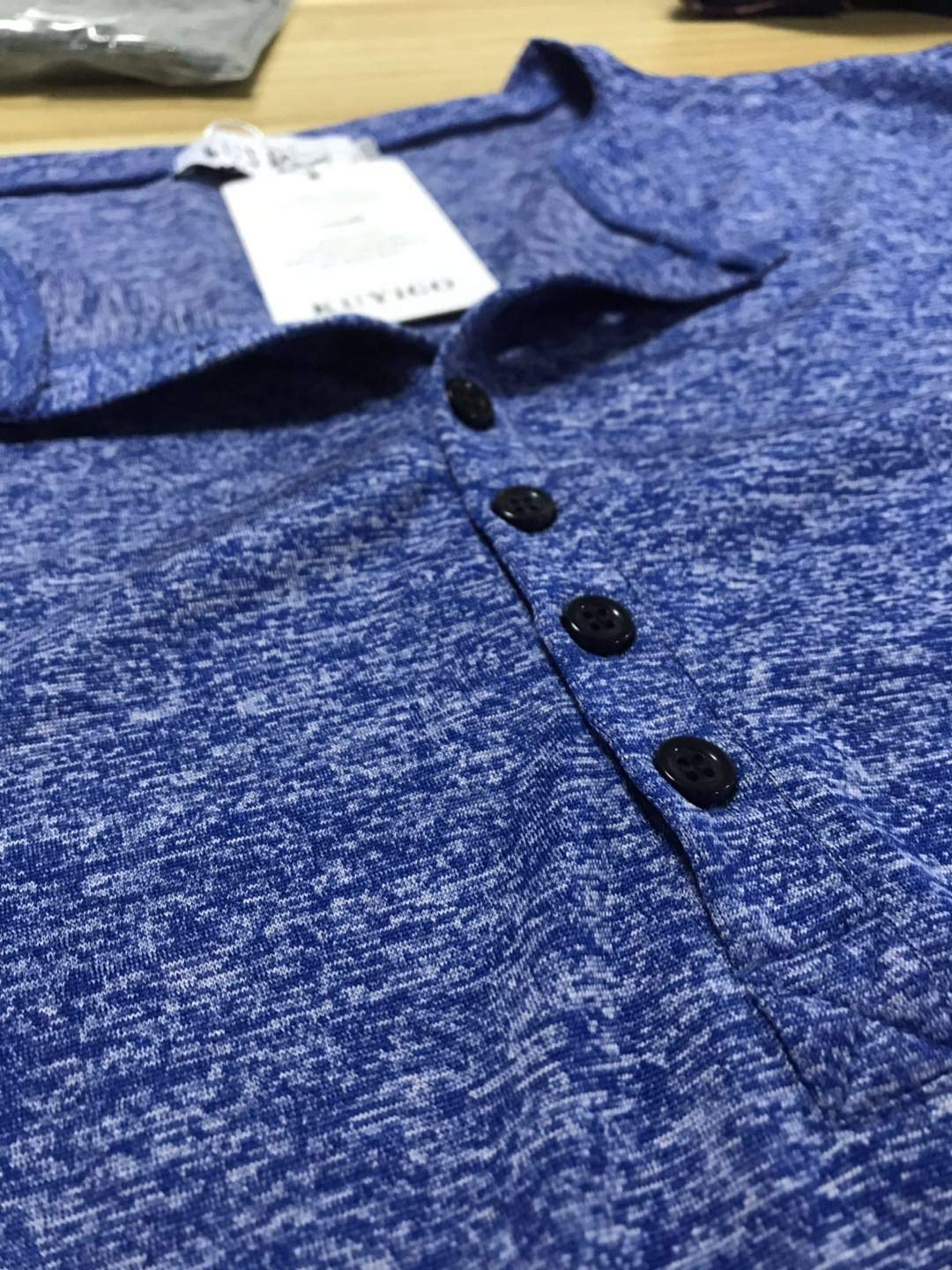 KUYIGO Men's Slim Fit Henley Shirts - Short & Long Sleeve Casual Button-Up Crew Neck T-Shirts (S-XXL) | Perfect for Everyday Wear, Date Nights & Outdoor Activities