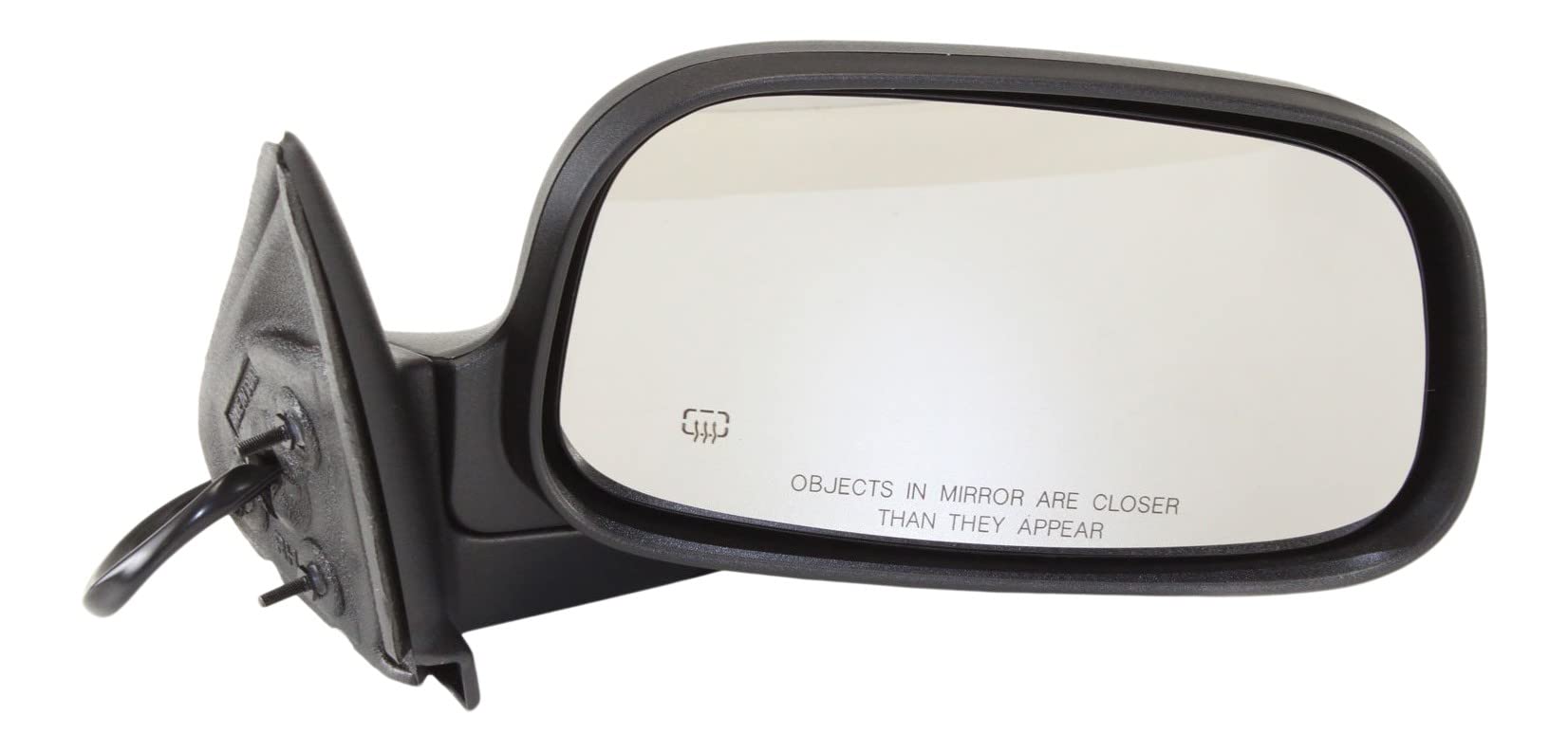 Power Heated Textured Mirror for 2001-2004 Dodge Dakota Passenger Side - Kool Vue Replacement Part for Winter Driving & Enhanced Visibility