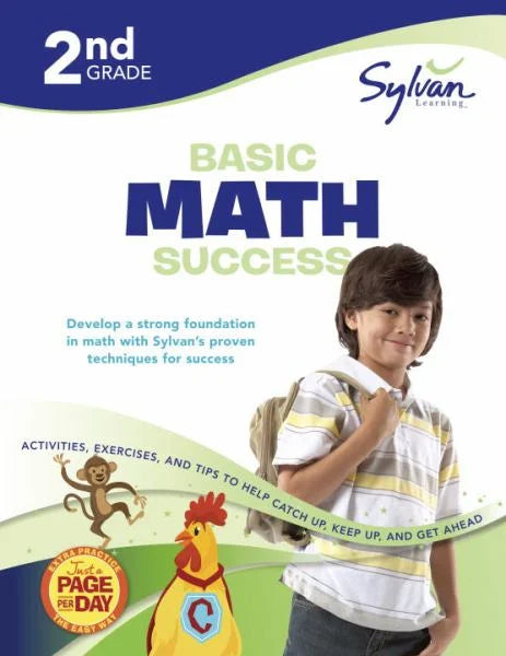 2nd Grade Math Workbook - Addition, Subtraction, Fractions & More | Basic Math Practice for Kids Ages 7-8 | Perfect for Homeschooling & Classroom Learning