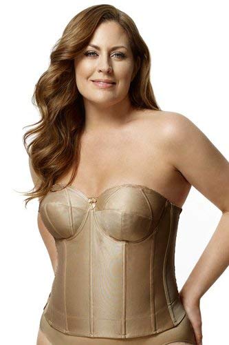 Elila Women's 6421 Strapless Longline Underwire Bra - Comfortable Support for Evening Gowns, Wedding Dresses & Formal Wear