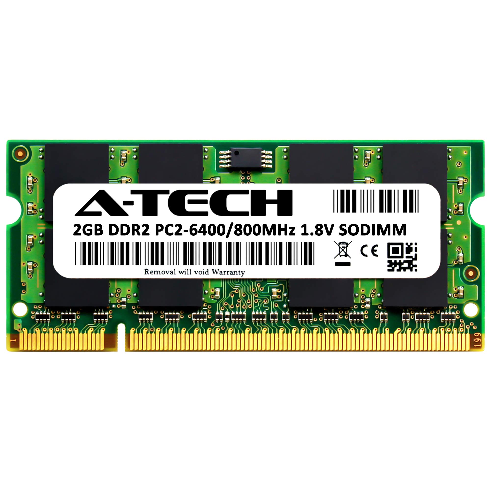 Toshiba Mini NB 2GB DDR2 RAM 800MHz - PC2-6400 SODIMM for Laptop Upgrade