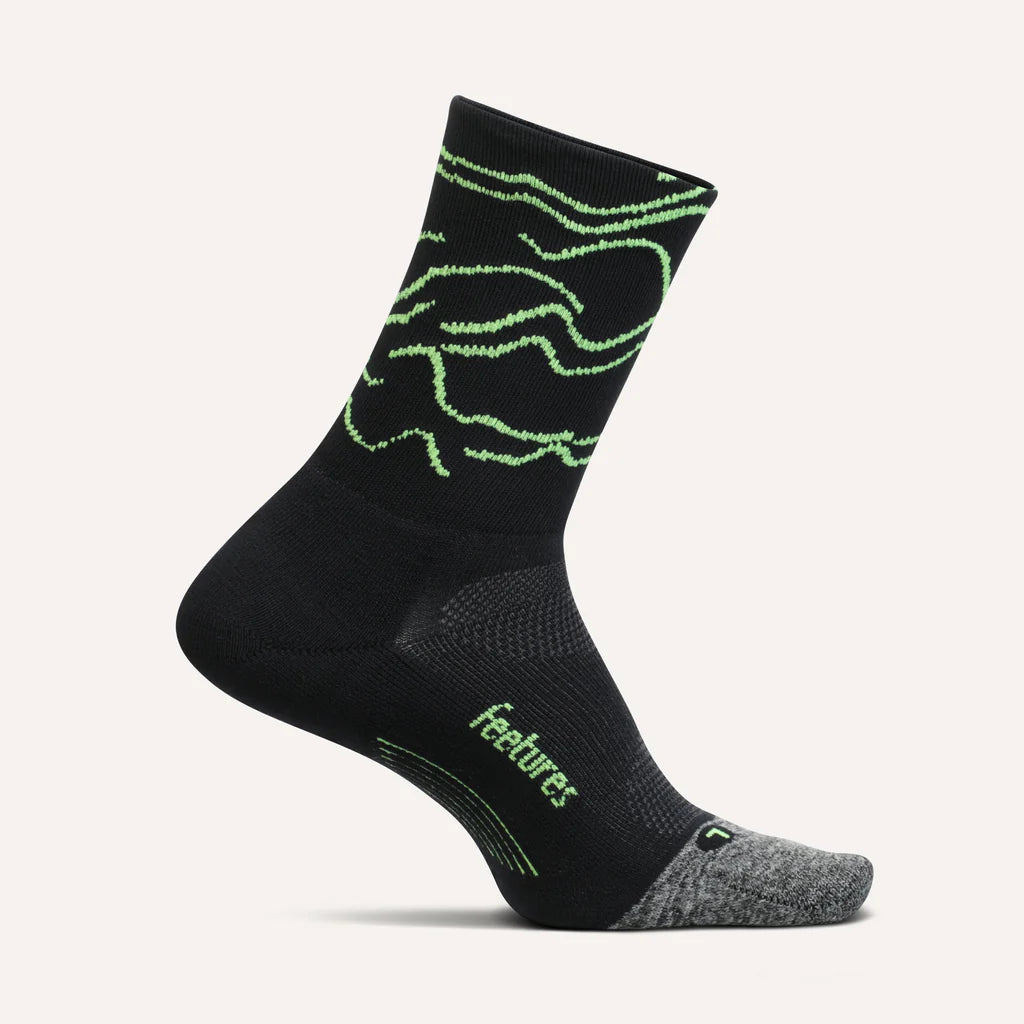 Feetures Elite Light Cushion Mini Crew Socks - Breathable Running Socks for Men & Women - Perfect for Jogging, Hiking & Workouts - Ultra Comfortable Athletic Socks with Arch Support