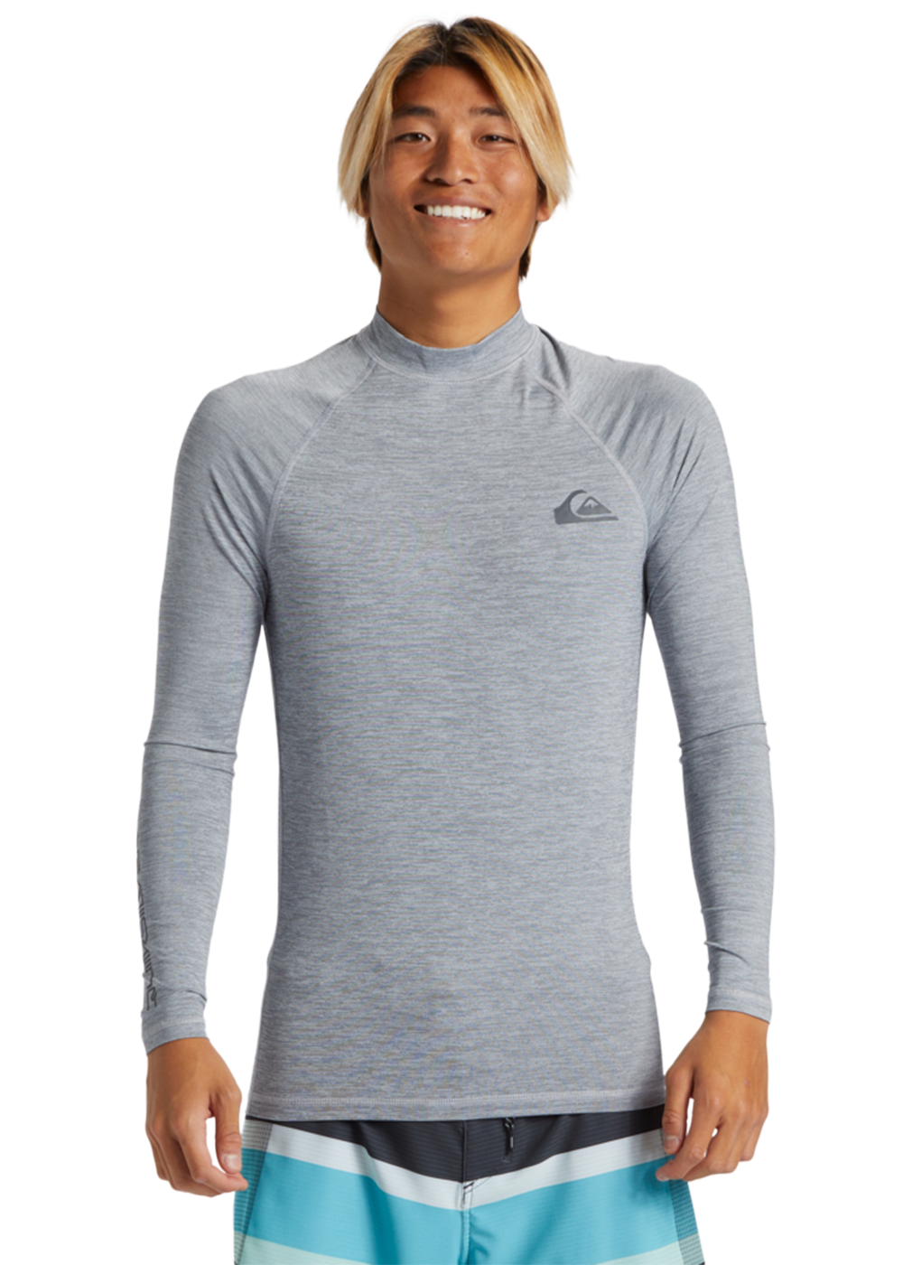 Quiksilver Men's UPF 50+ Long Sleeve Rash Guard Shirt - Sun Protection Surfing, Swimming & Outdoor Activities