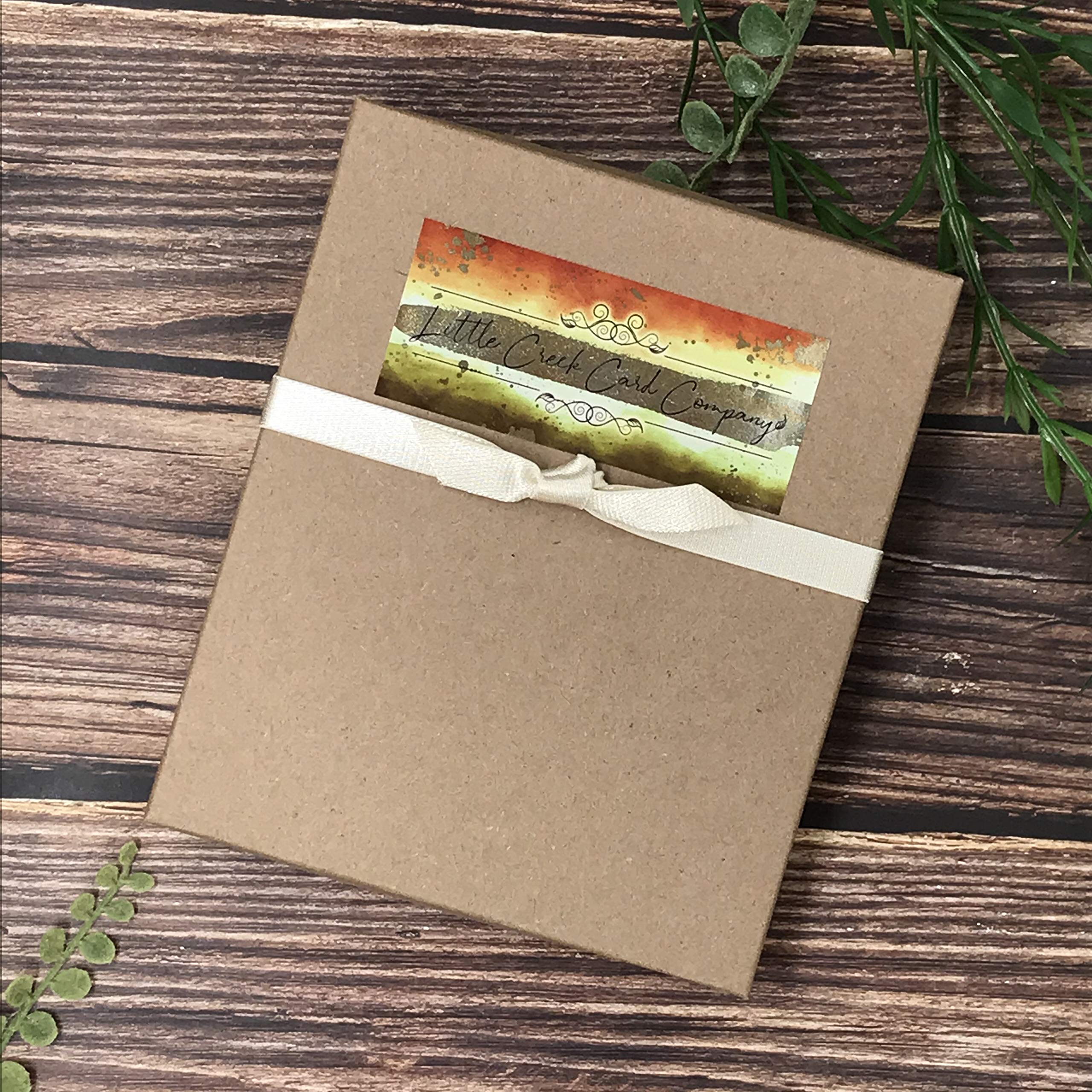 Premium Watercolor Winter Woodland Animal Note Card Set - Fox & Hare Holiday Christmas Cards - Luxury Gift for Friends, Family & Coworkers - Perfect for Holiday Greetings, Thank You Notes & Seasonal Wishes