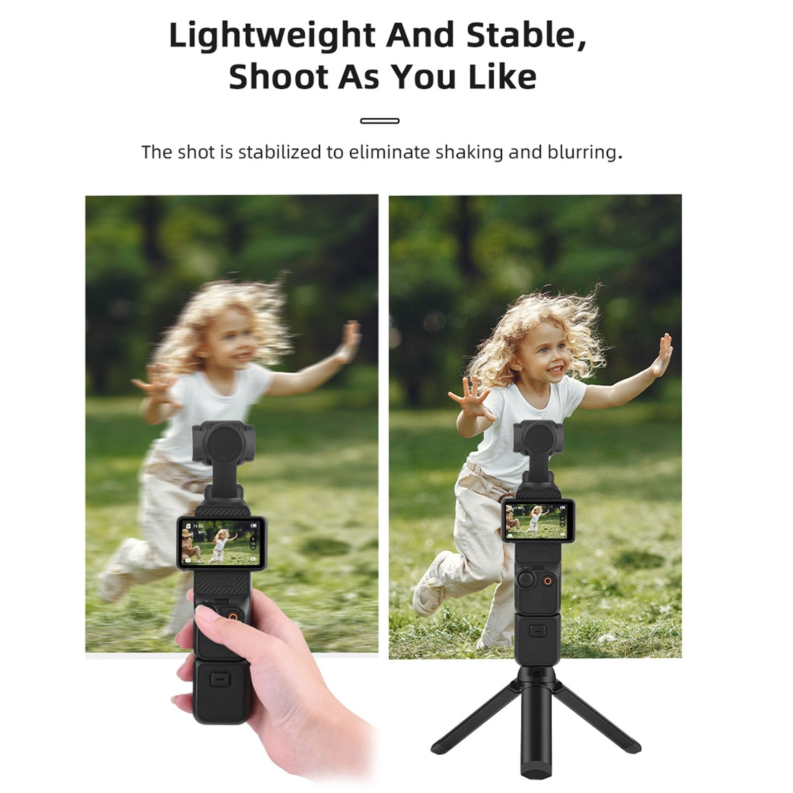 Extendable Aluminum Selfie Stick Tripod with Phone Mount - Foldable Camera Stand for Vlogging, Travel & Action Cameras (OSMO POCKET 3, ONE) - Perfect for YouTube, TikTok & Outdoor Adventures