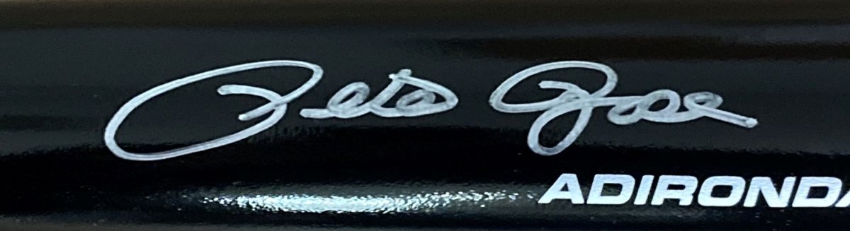 Pete Rose Cincinnati Reds Autographed Black Rawlings Pro Baseball Bat with JSA COA - Perfect for Collectors, Sports Memorabilia Displays, and Baseball Fan Gifts