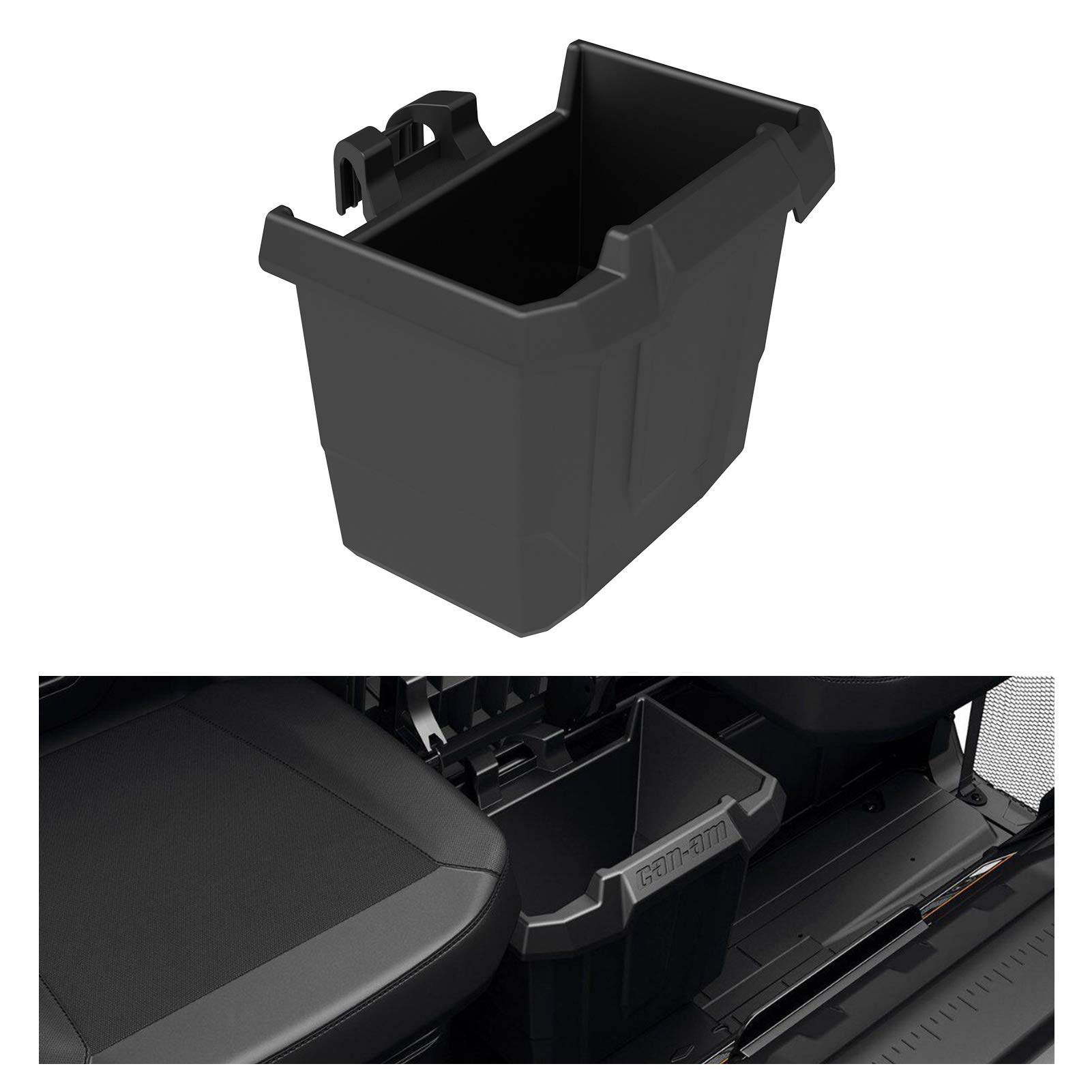 Can-Am Defender Under Seat Storage Box | Removable Underseat Storage Bin for Defender & Defender Max (2016-2022) | OEM #715003446 Replacement | Perfect for Hunting, Farming & Off-Road Adventures