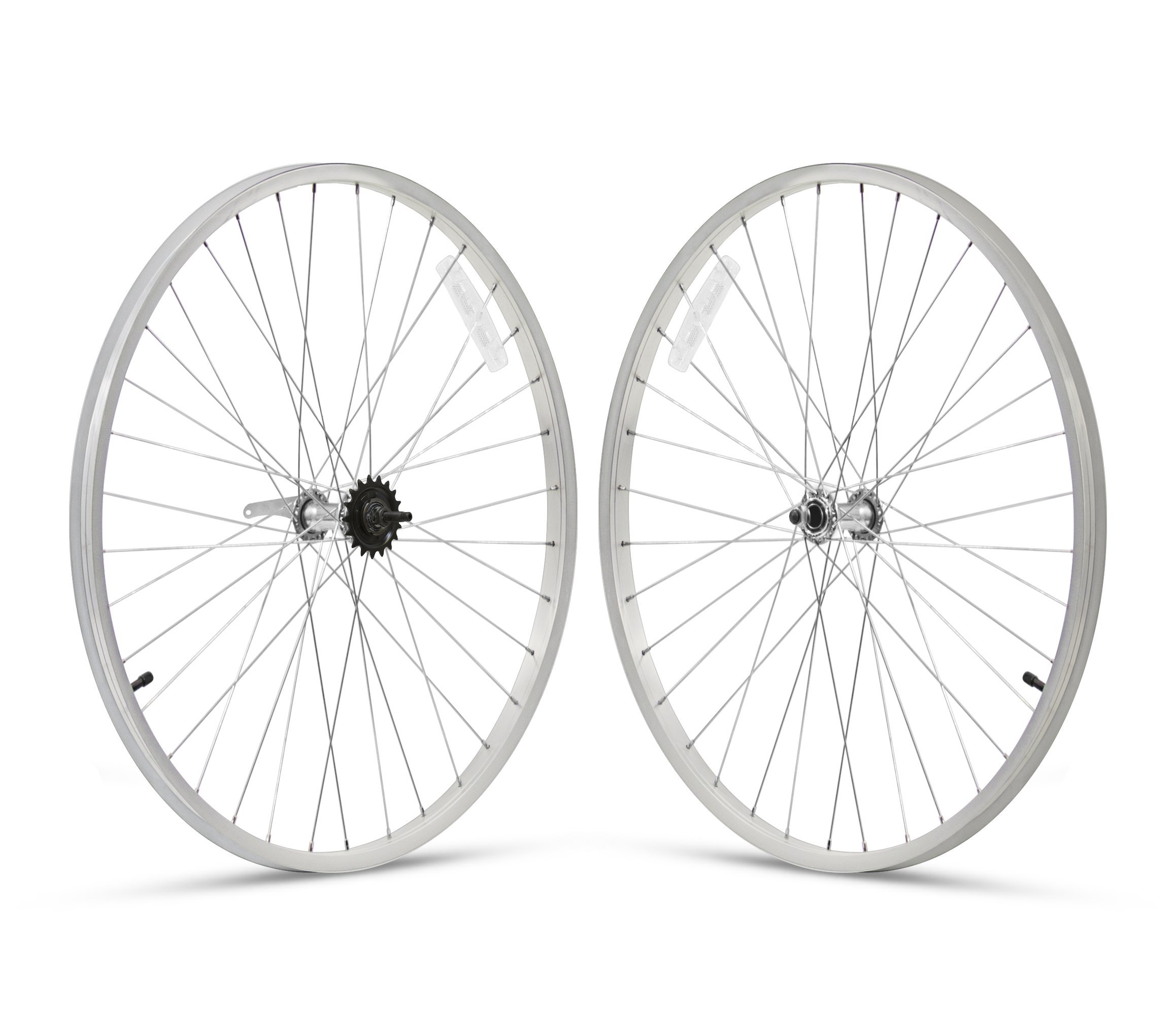 Firmstrong Beach Cruiser Bicycle Wheelset - Front and Rear Wheels for Men & Women - Perfect for Beach Cruisers, Commuting & Leisure Riding