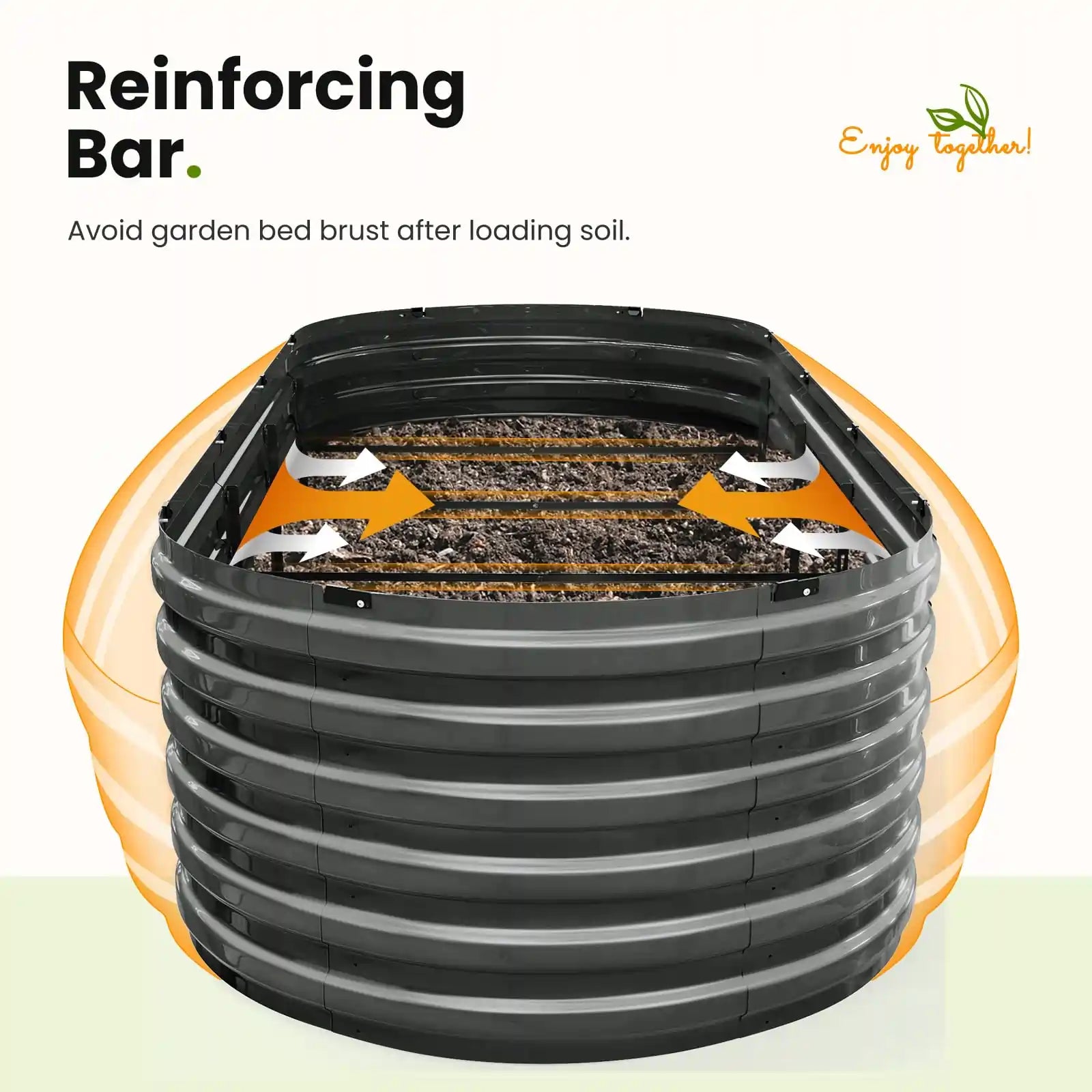 Sturdy Screwless Raised Garden Bed Kit - Easy Assembly Elevated Planter Box for Vegetables, Flowers & Herbs - Perfect for Backyard, Patio & Urban Gardening